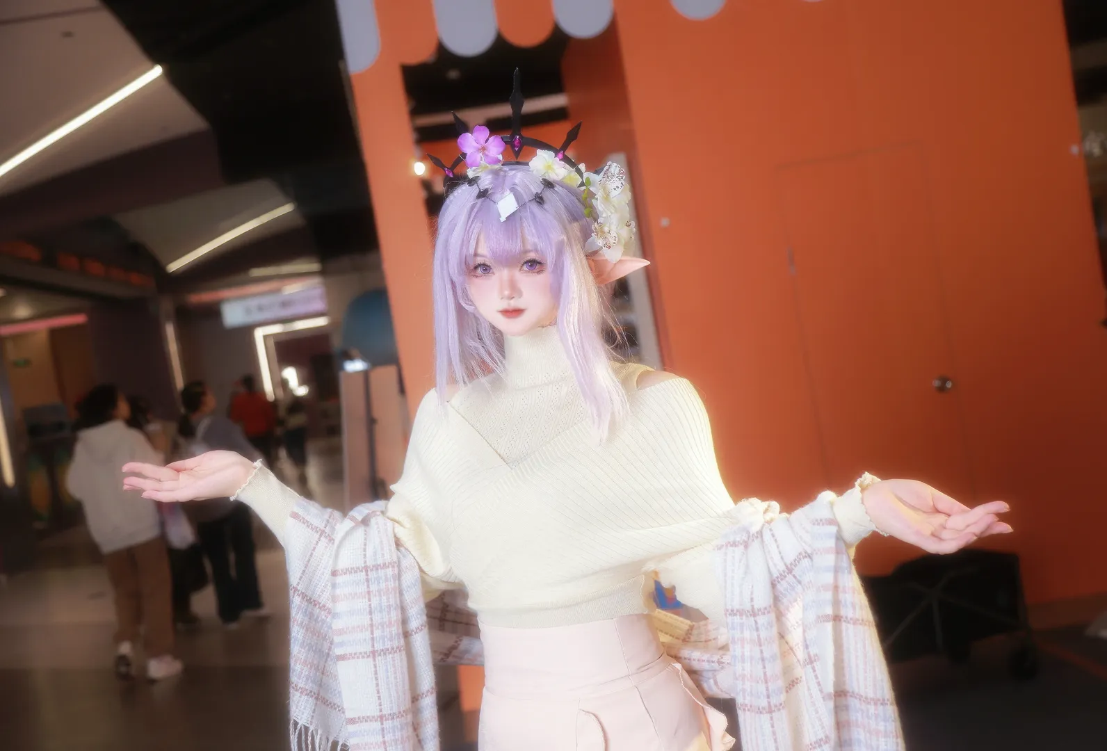 cosplay, Honkai: Star Rail, Headcanon / Original setting, Castorice cosplay, Elf ears - Image 4