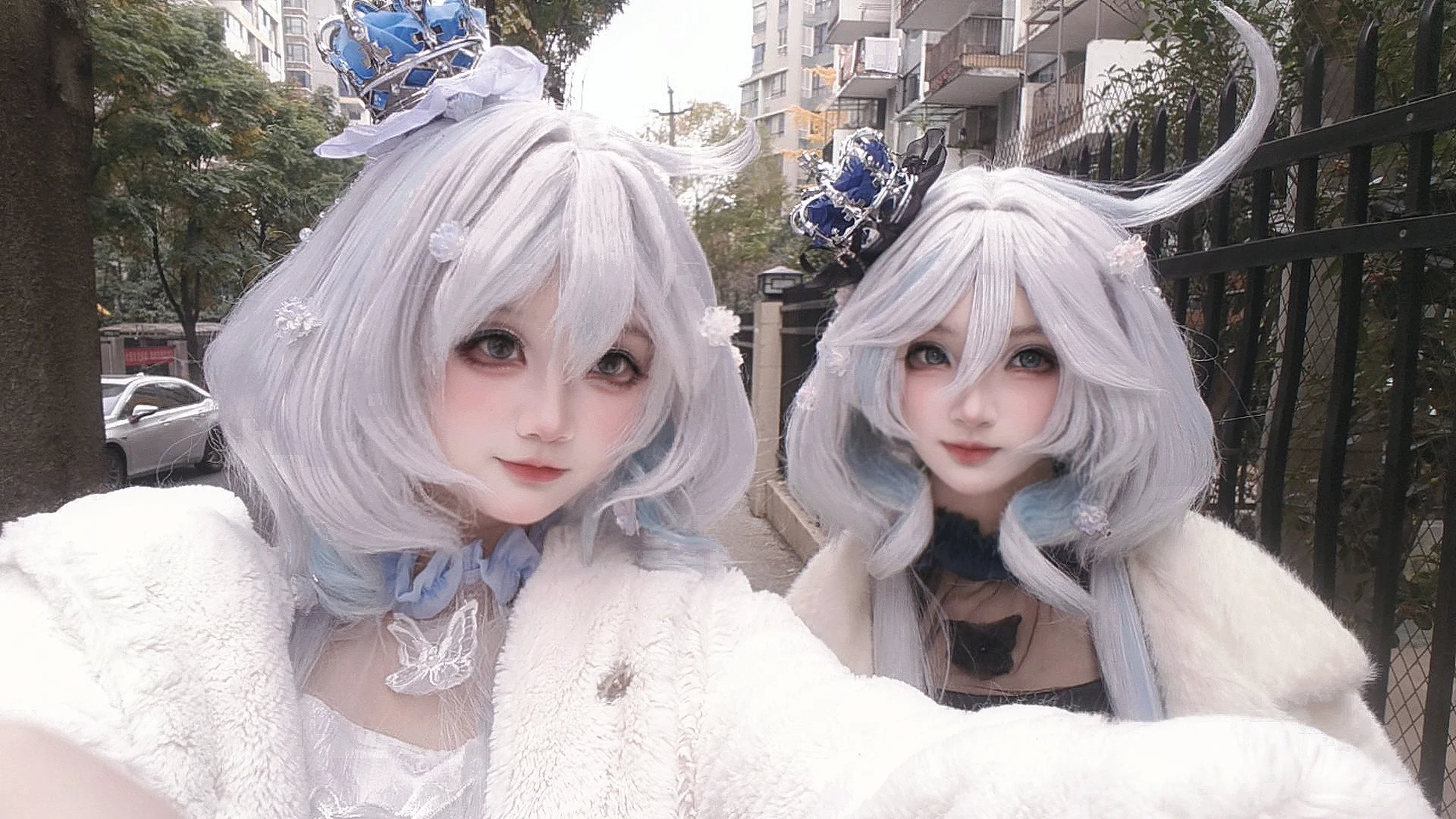 原神, 芙宁娜cos, 私设cos, 二次元穿搭, 蓝莓小蛋糕