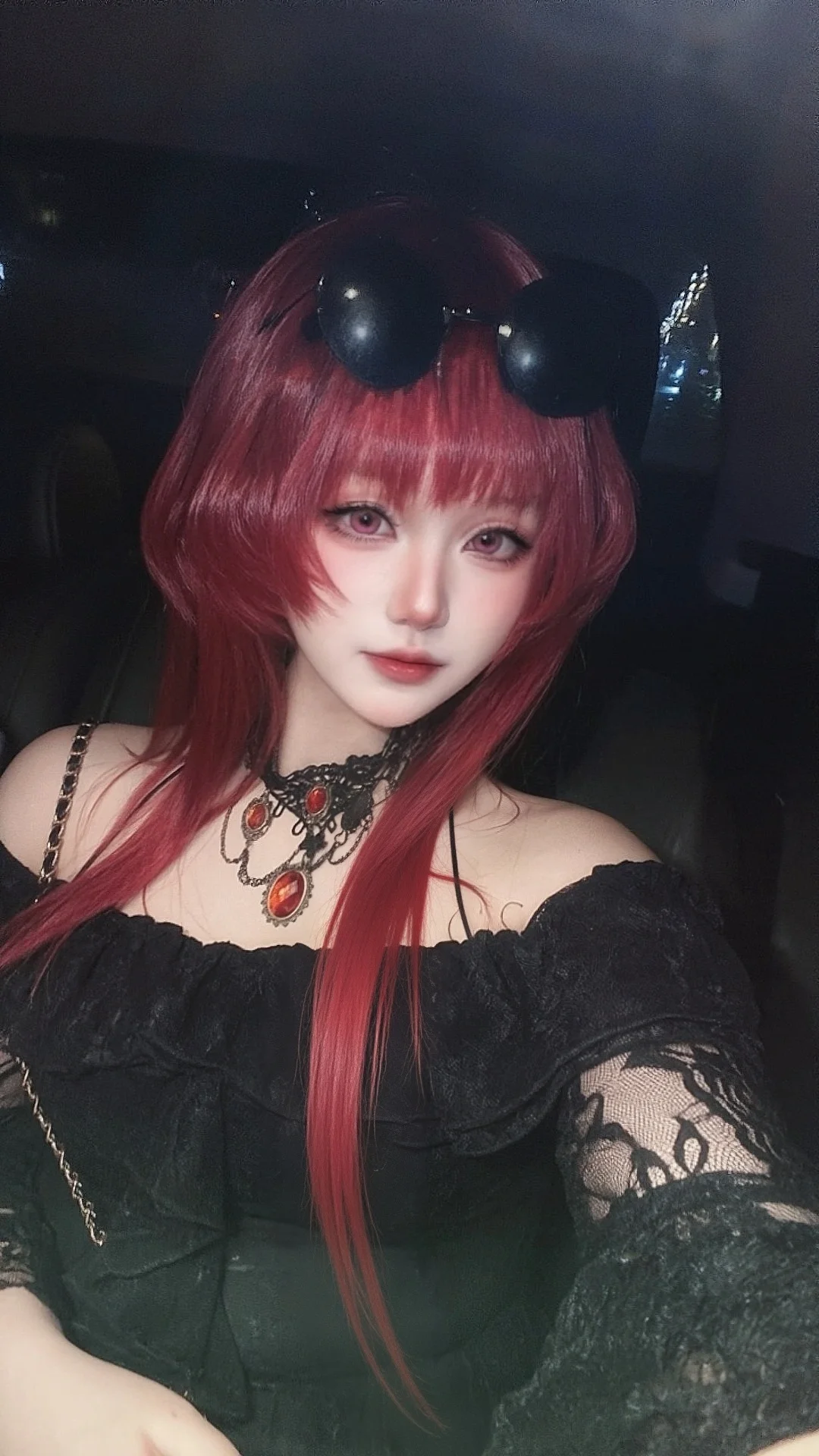 Honkai: Star Rail, Anime cosplay, Kafka cosplay, Gothic style outfit, Kafka headcanon