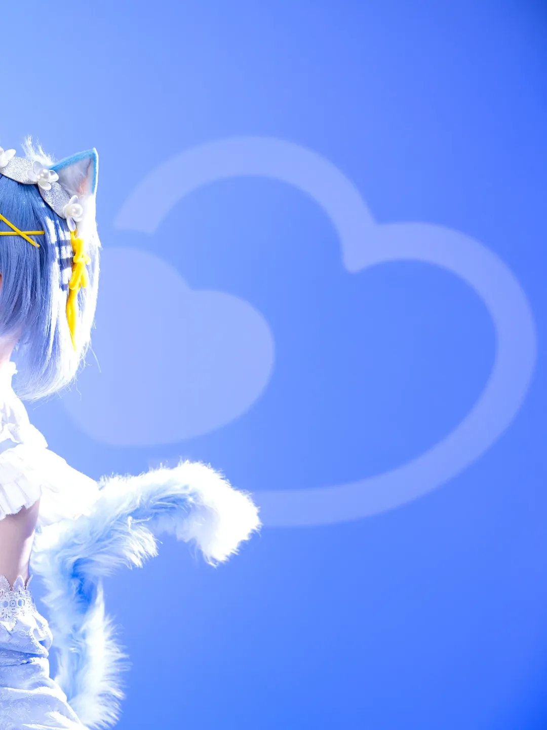 cosplay, 蕾姆cos, 从零开始的异世界, 白丝, 水色蕾姆 - 第2张