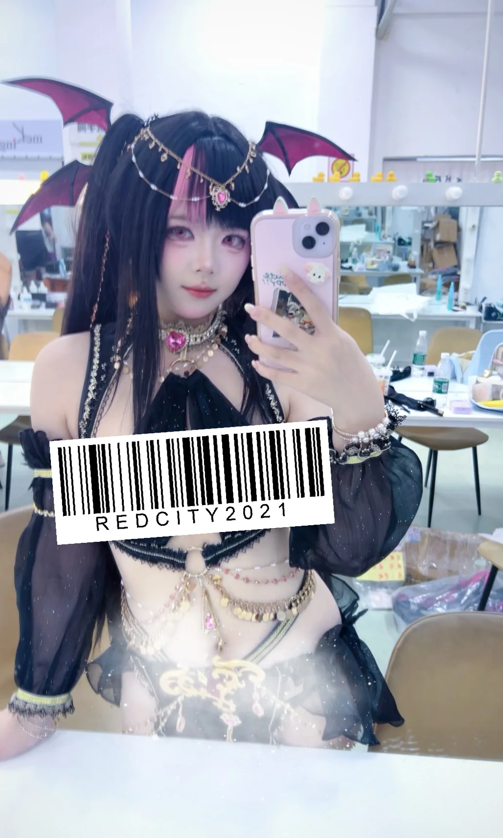 碧蓝航线, 二次元穿搭, 小恶魔造型, 莫琳cos, 傲娇角色cos - 第1张