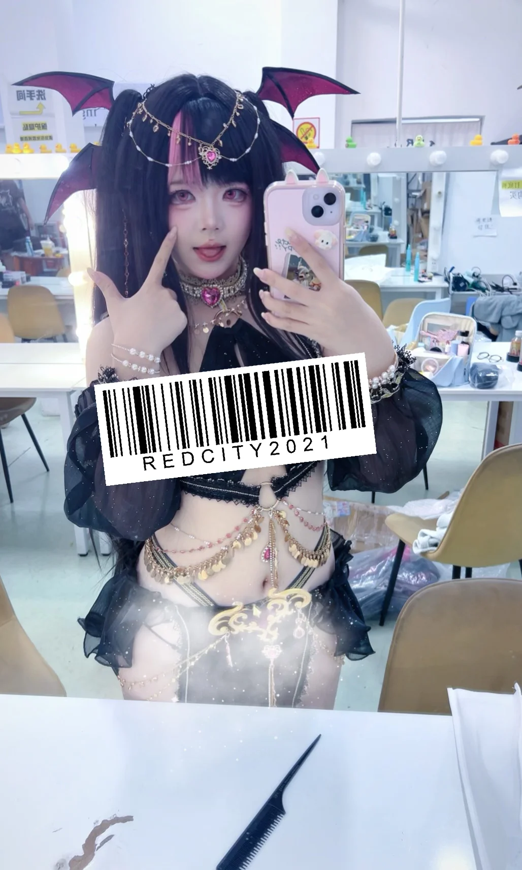 碧蓝航线, 二次元穿搭, 小恶魔造型, 莫琳cos, 傲娇角色cos - 第2张
