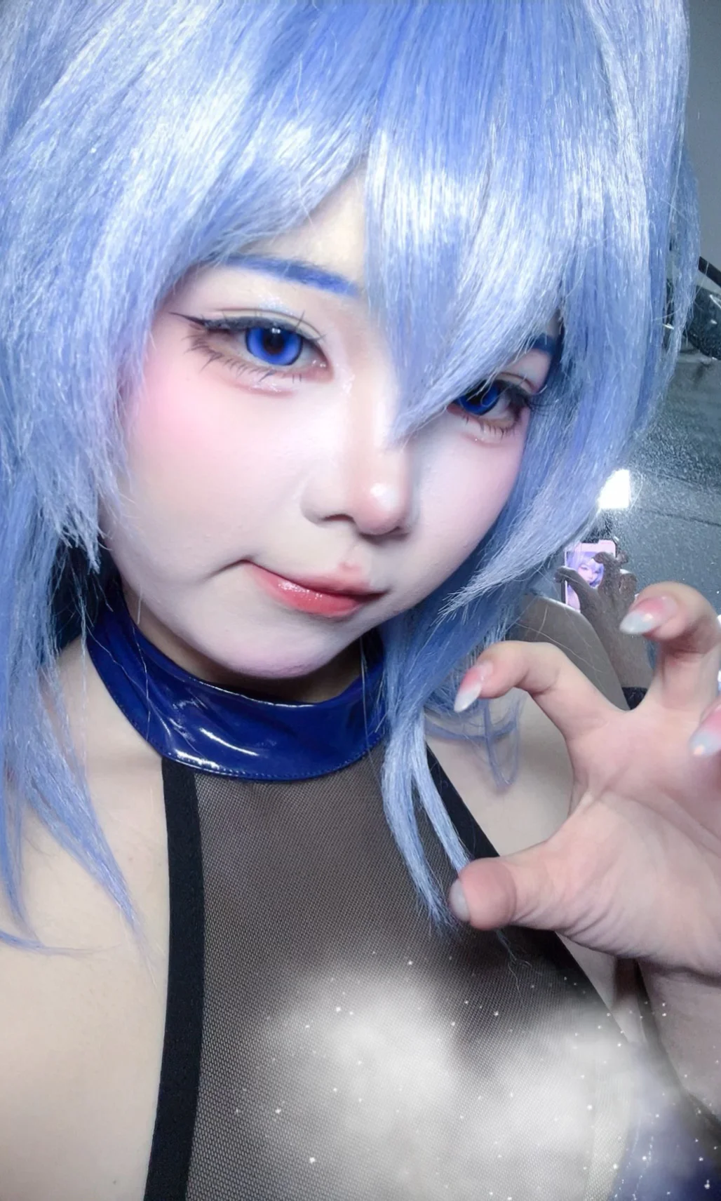 Azur Lane, Mirror selfie, Bunny girl outfit, New Jersey cosplay, Thick thighs outfit styling