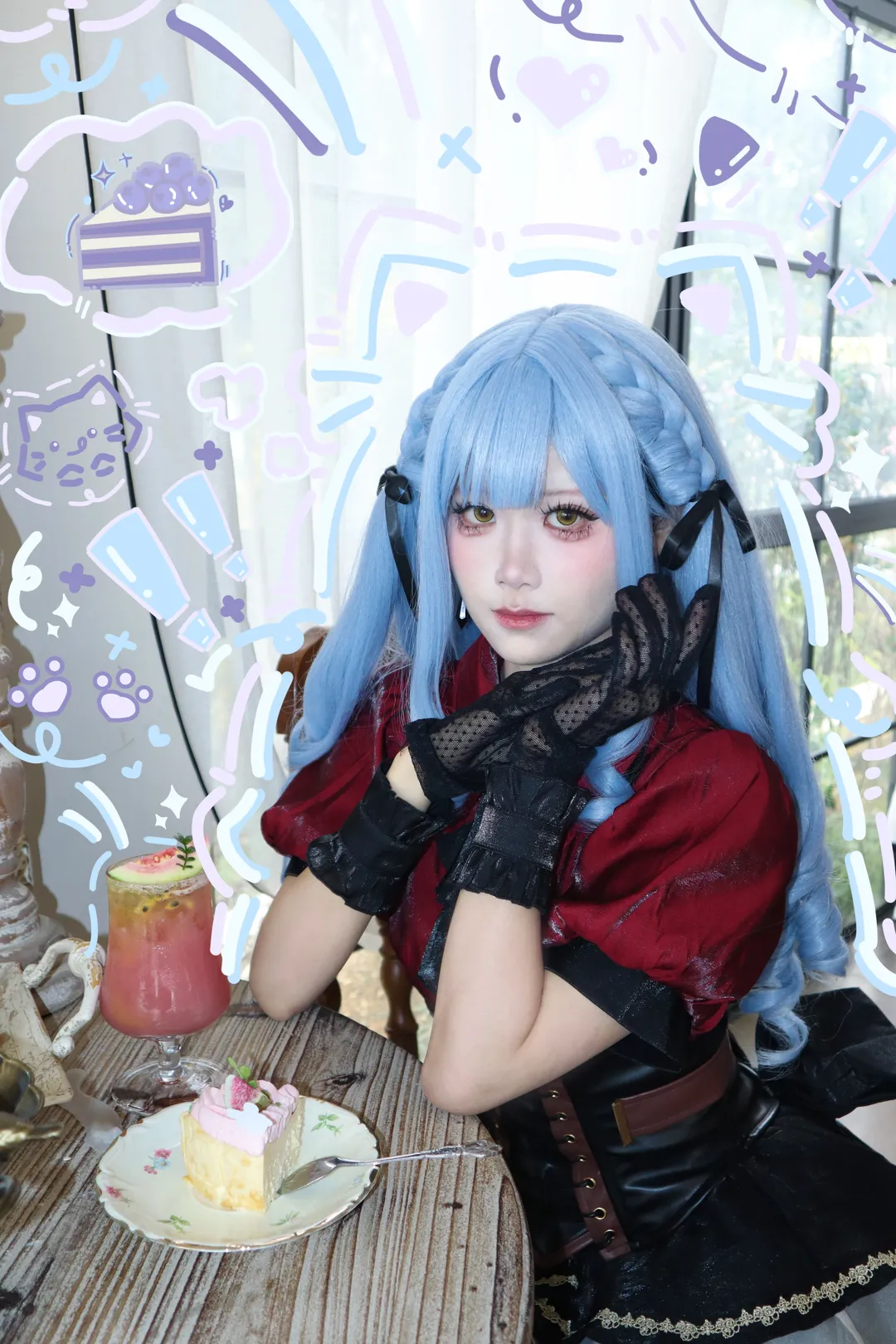 丰川祥子cos, Ave Mujica, 黑丝, BanG Dream!, 生贺 - 第1张