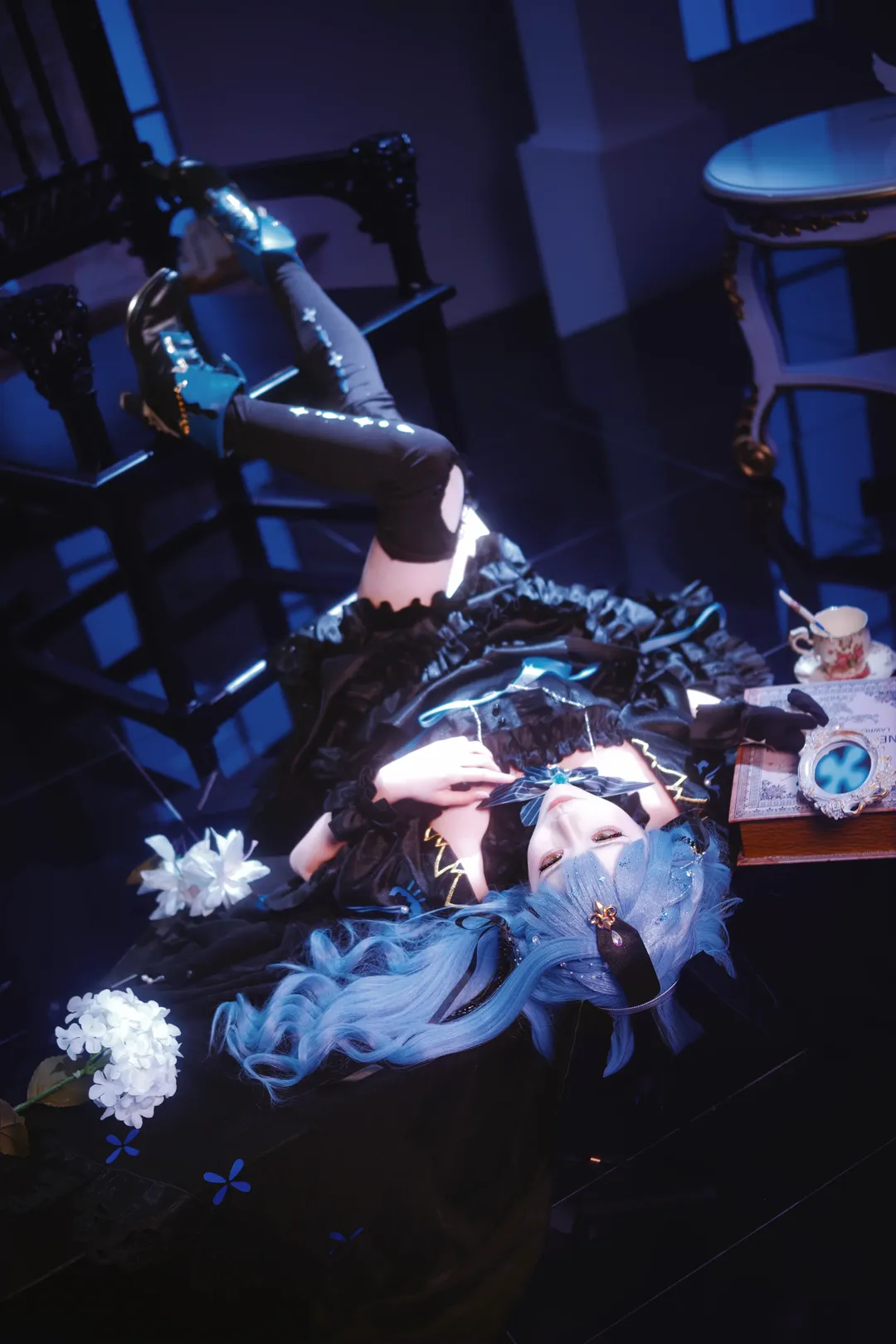 豊川祥子 コスプレ, アヴェムジカ, バンドリ！, ゴシック風ポートレート, 二次元ライフアーカイブ