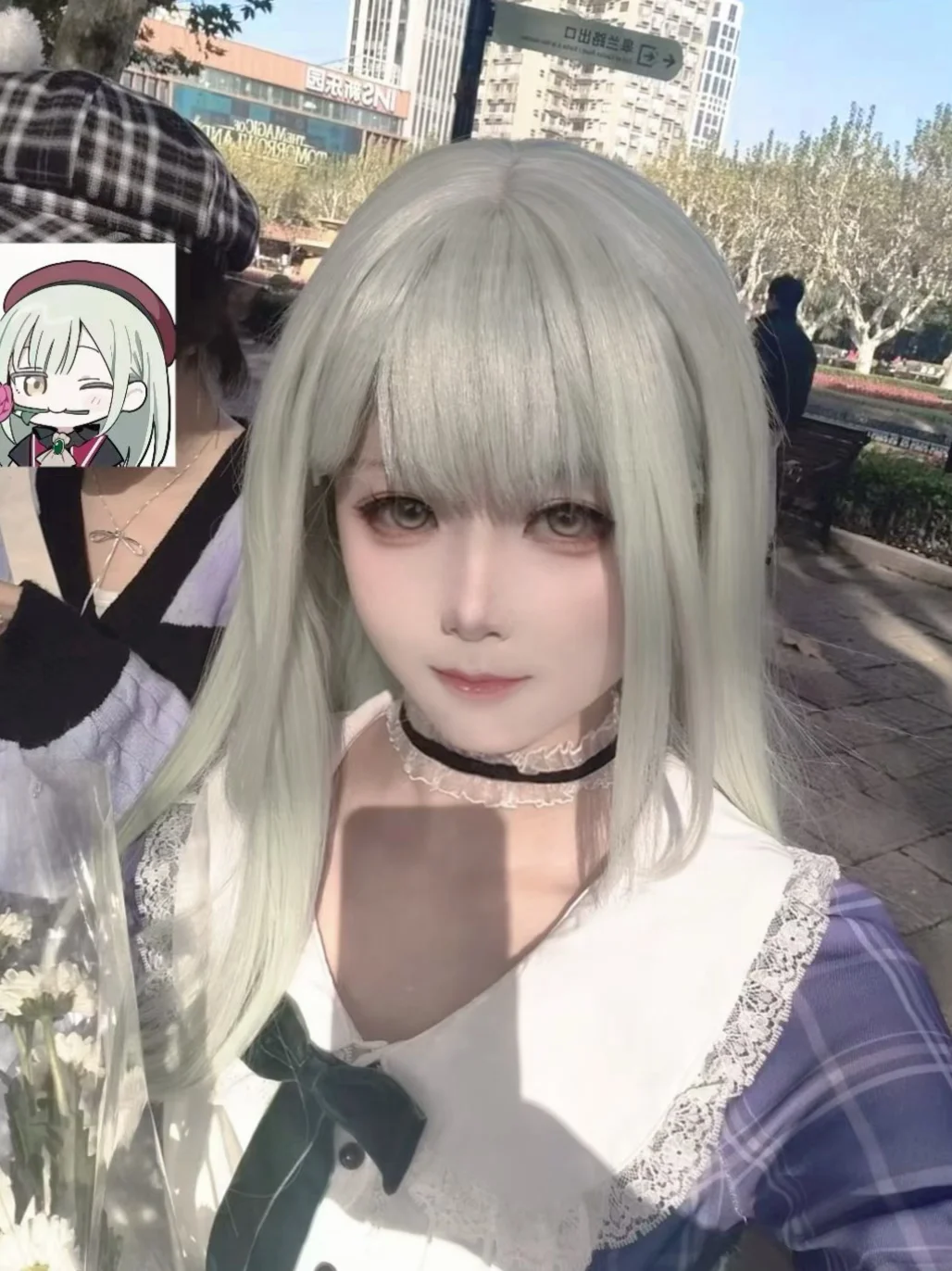 户外摄影, cosplay日常, 若叶睦cos, 二次元生活, Bang Dream! Ave Mujica - 第1张