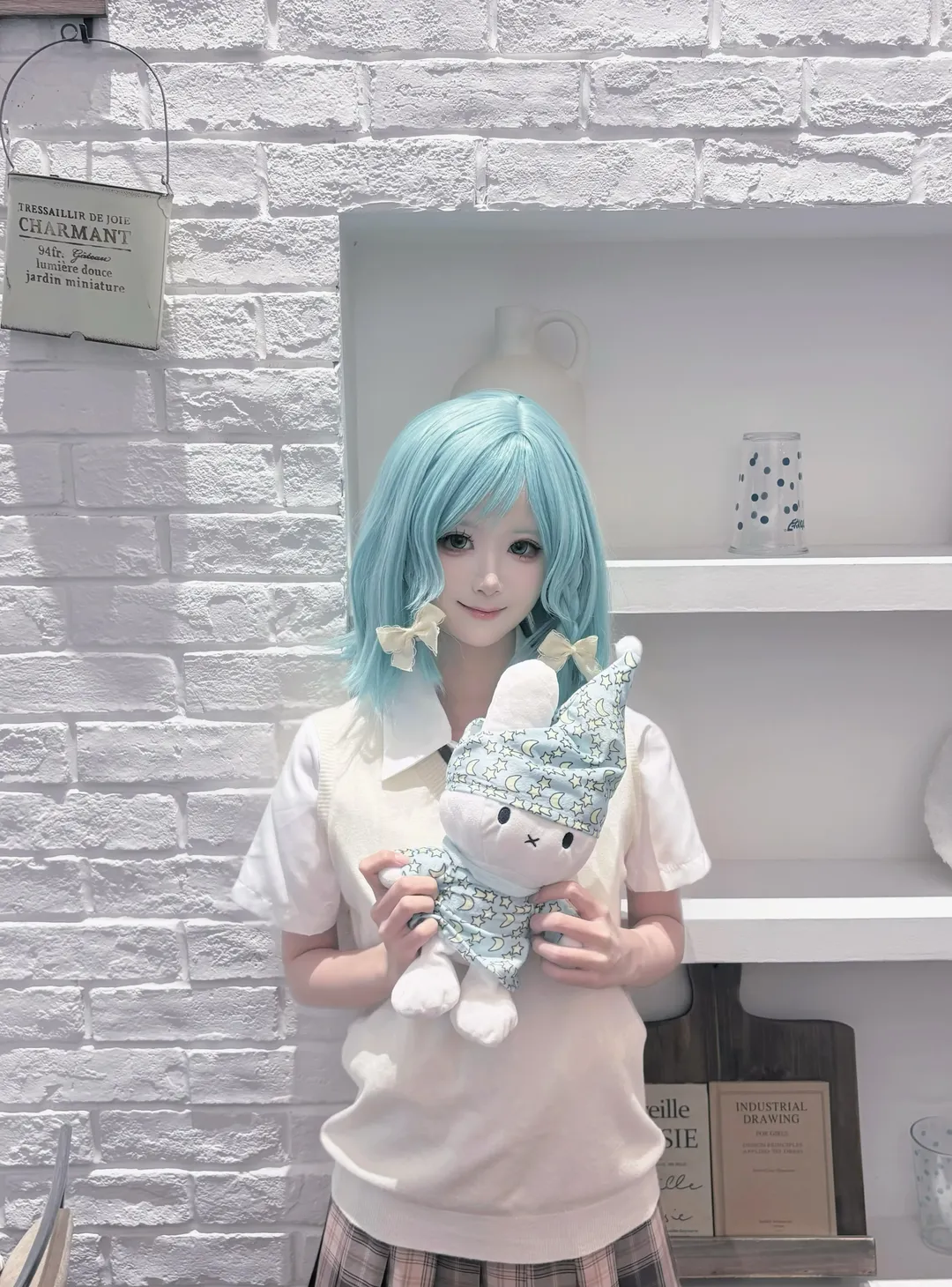 氛围感摄影, 蓝发cos, 冰川日菜cos, BanG Dream! Pastel*Palettes, 学园风cos - 第3张