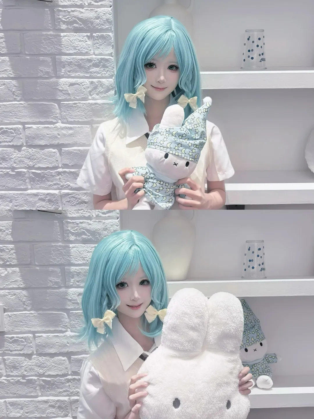 氛围感摄影, 蓝发cos, 冰川日菜cos, BanG Dream! Pastel*Palettes, 学园风cos - 第4张