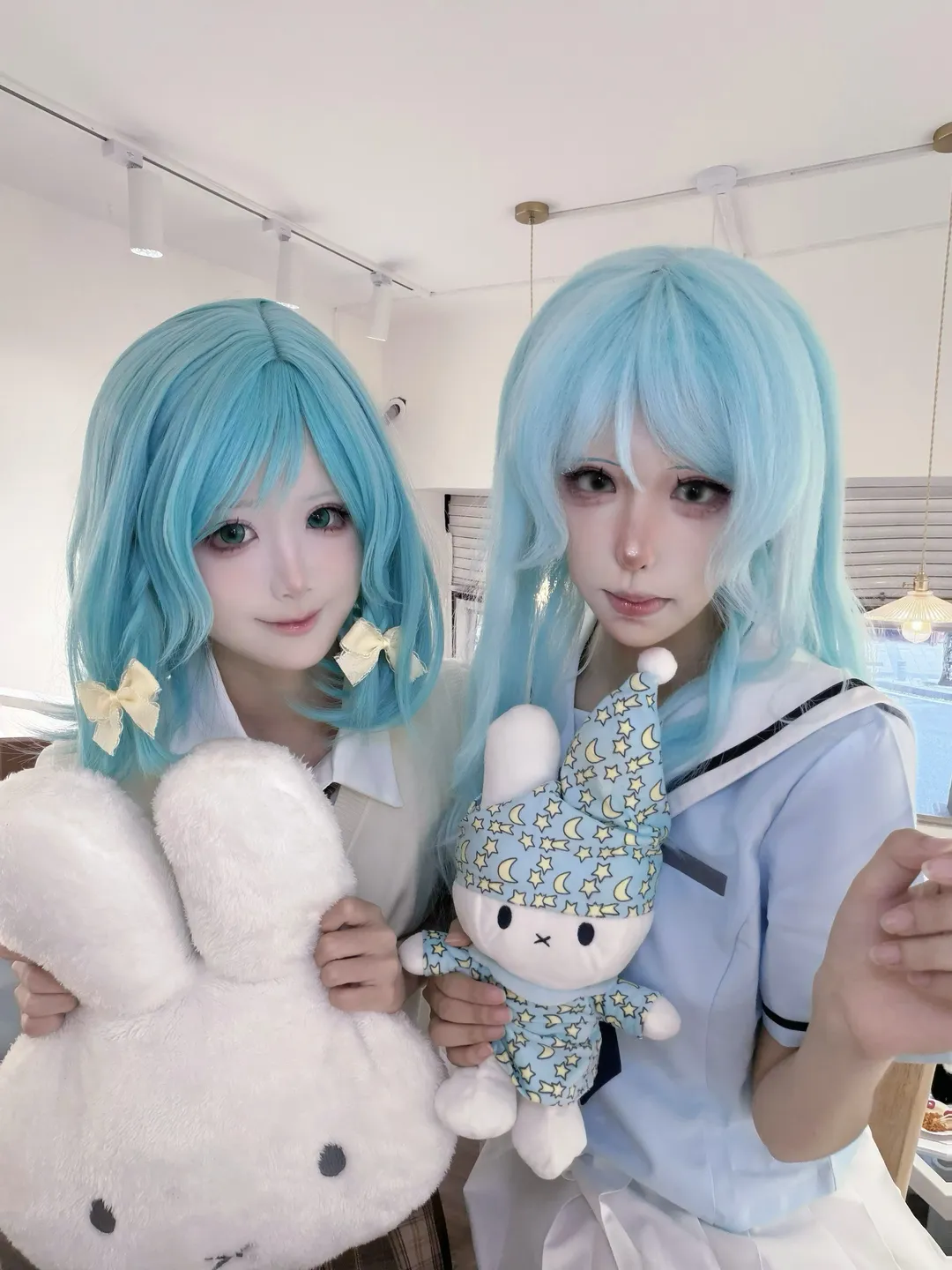 JK制服, バンドリ！, 親友との日常, 氷川日菜コスプレ, 氷川紗夜コスプレ