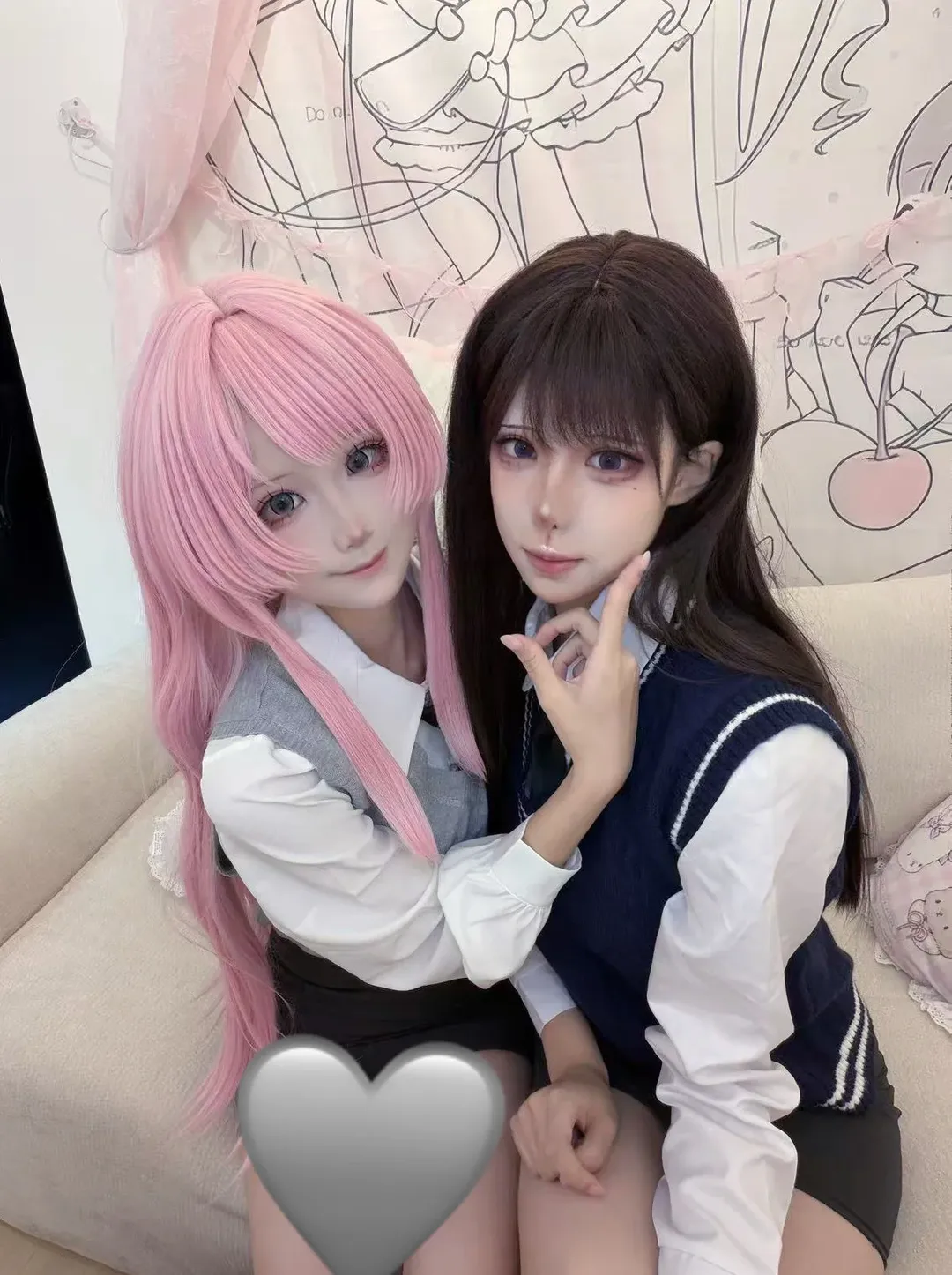 JK制服, BanG Dream!, 千早爱音cos, 黑丝cos, 椎名立希cos - 第9张