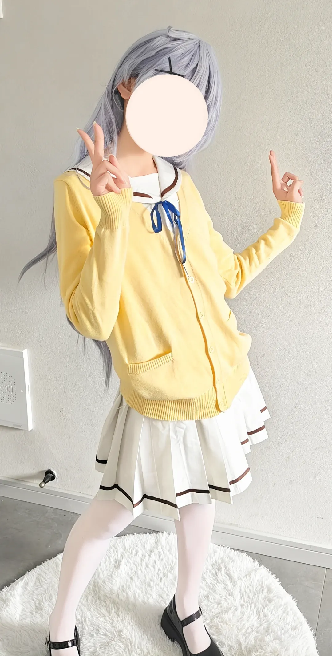 二次元, 白丝, 制服, 香风智乃cos, 请问您今天要来点兔子吗 - 第10张
