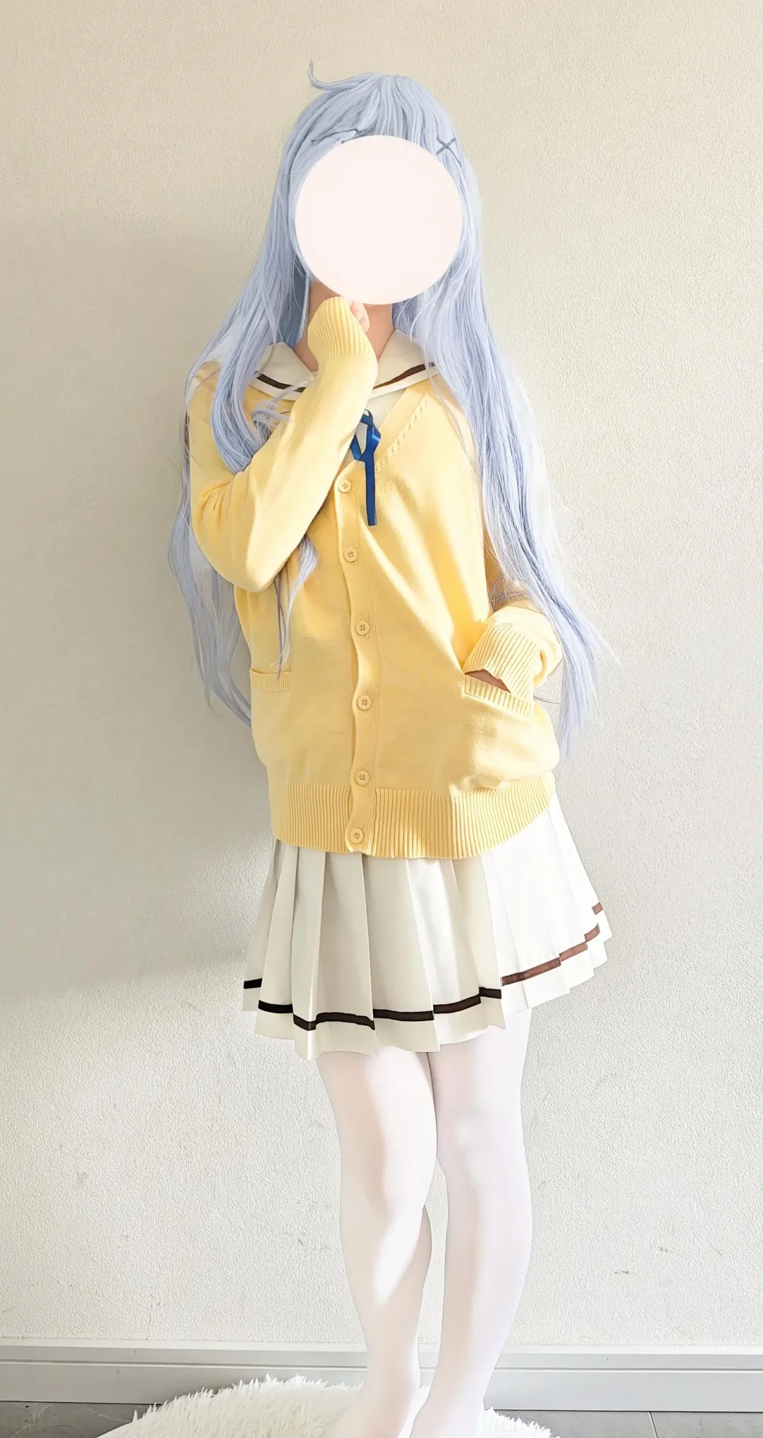二次元, 白丝, 制服, 香风智乃cos, 请问您今天要来点兔子吗 - 第7张