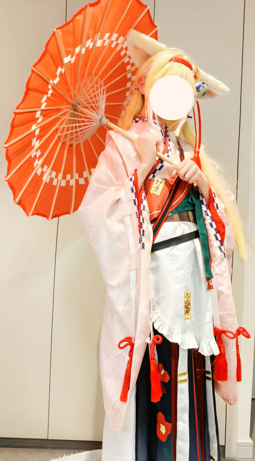 明日方舟, 冬日穿搭, 铃兰cos, 和风cosplay, 狐耳少女 - 第1张