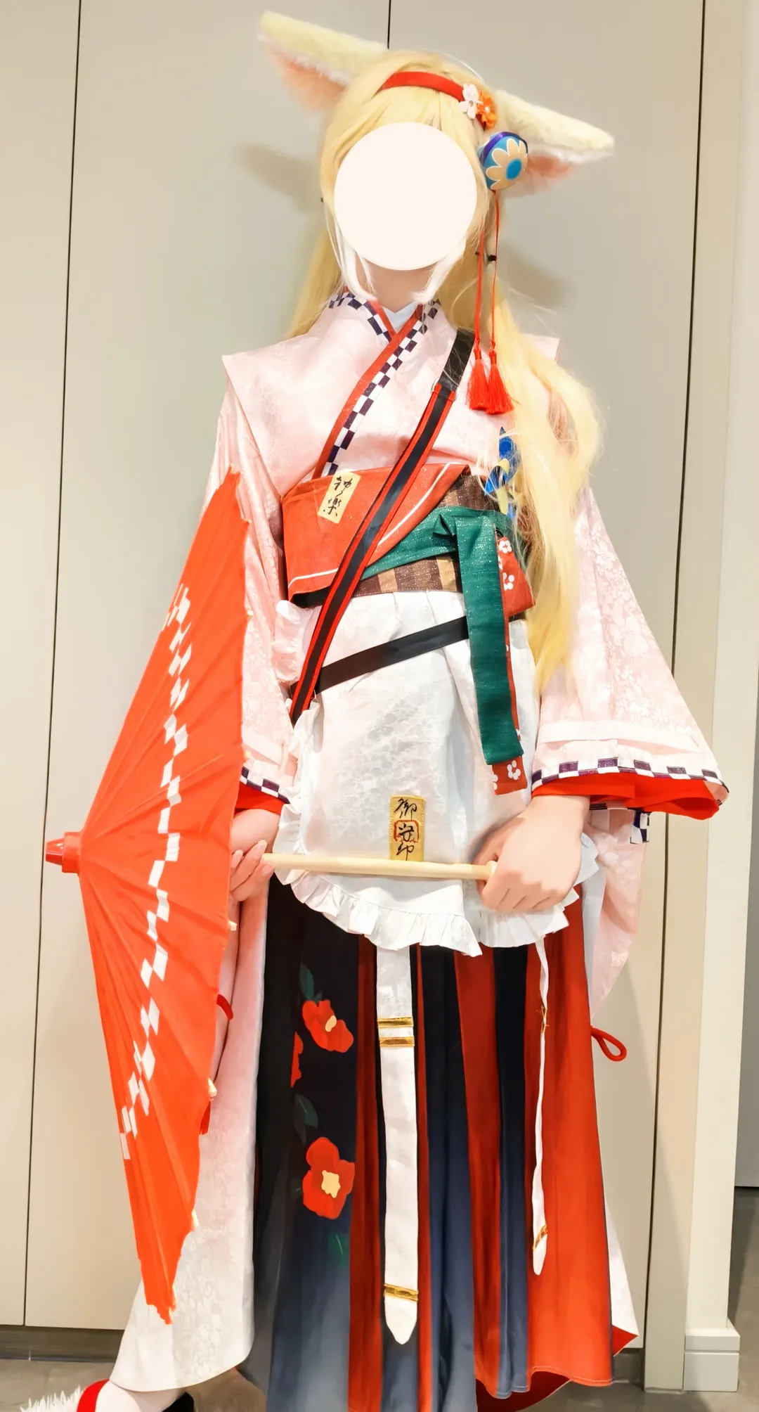 明日方舟, 冬日穿搭, 铃兰cos, 和风cosplay, 狐耳少女 - 第5张
