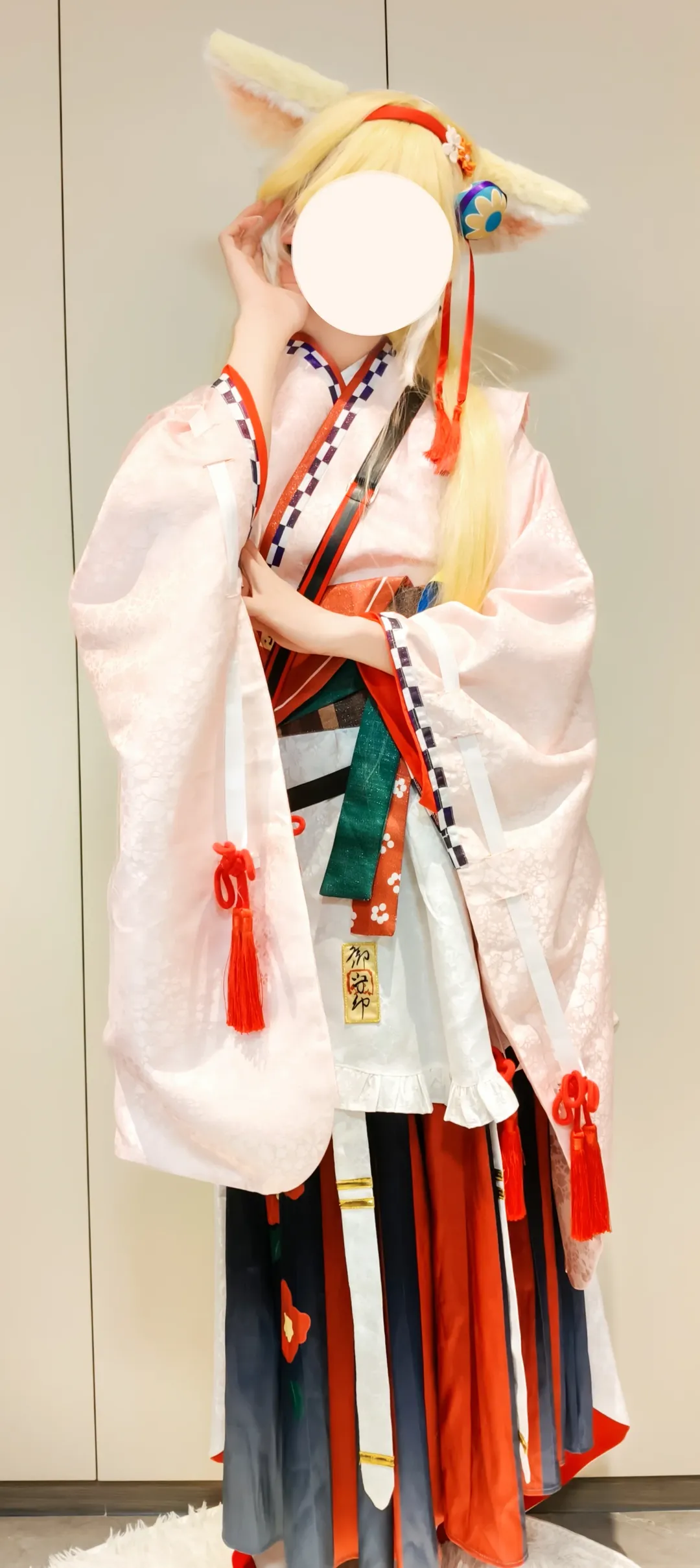 明日方舟, 冬日穿搭, 铃兰cos, 和风cosplay, 狐耳少女 - 第6张