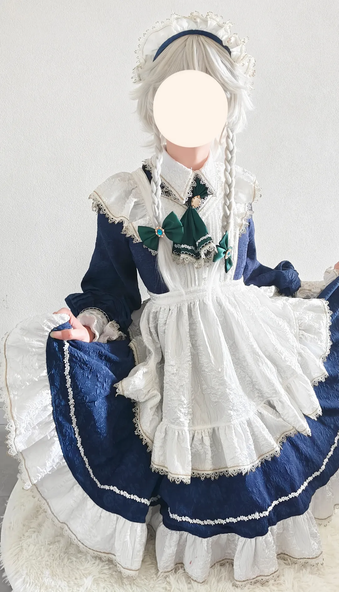 东方project, 女仆装, 十六夜咲夜cos, 黑丝, cosplay日常 - 第3张