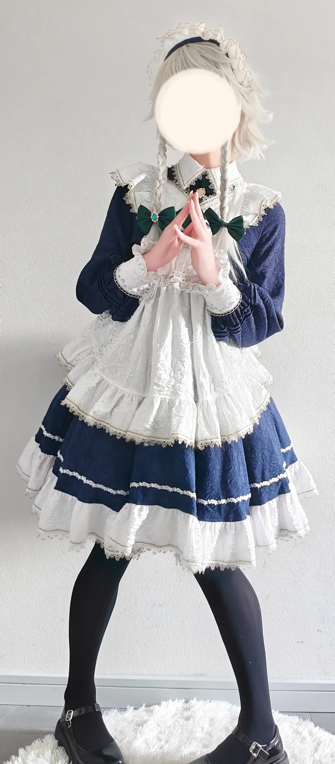 东方project, 女仆装, 十六夜咲夜cos, 黑丝, cosplay日常 - 第4张