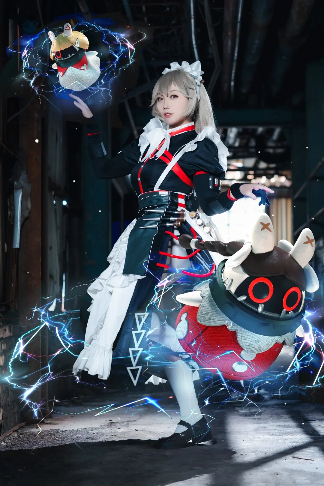 绝区零, cosplay摄影, 白丝穿搭, 机械女仆, 丽娜cos - 第1张
