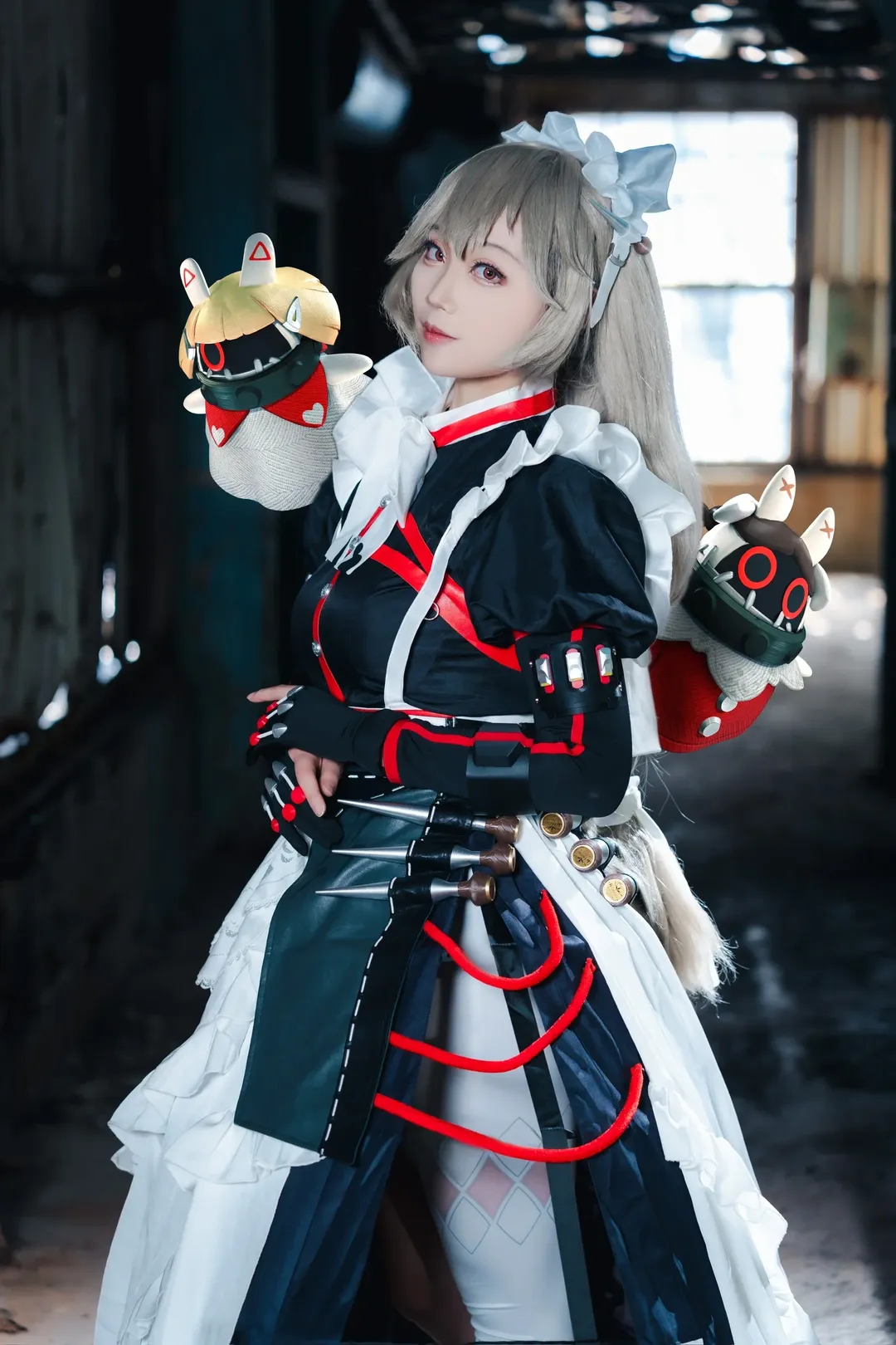绝区零, cosplay摄影, 白丝穿搭, 机械女仆, 丽娜cos - 第3张