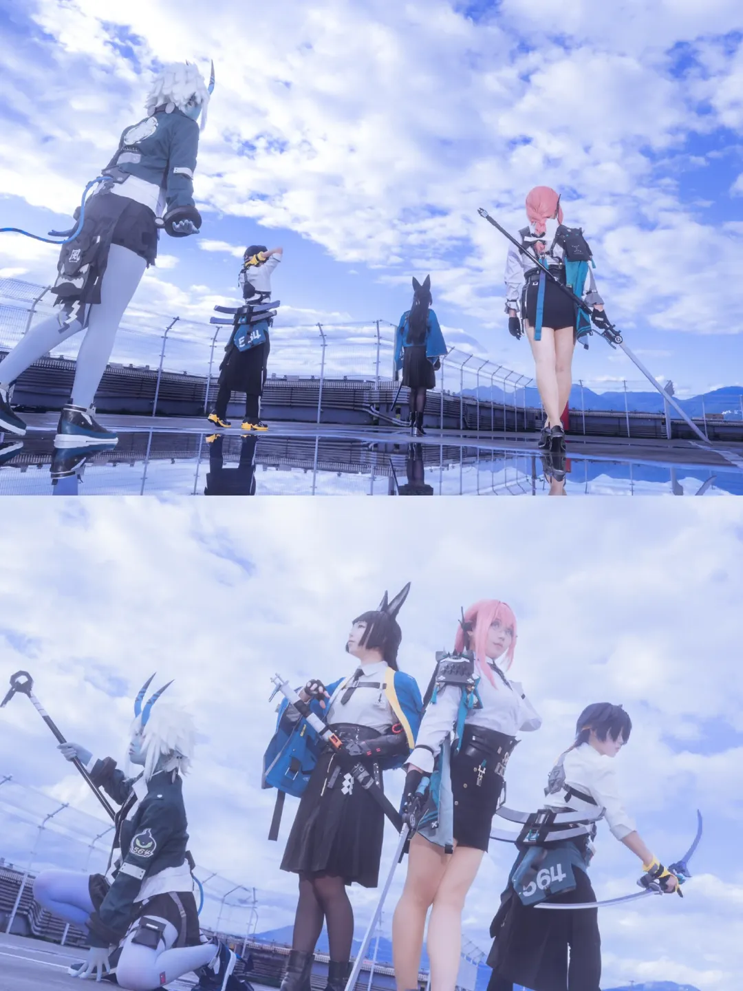 绝区零, 星见雅cos, 对空六课, 月城柳cos, 黑丝cosplay - 第1张