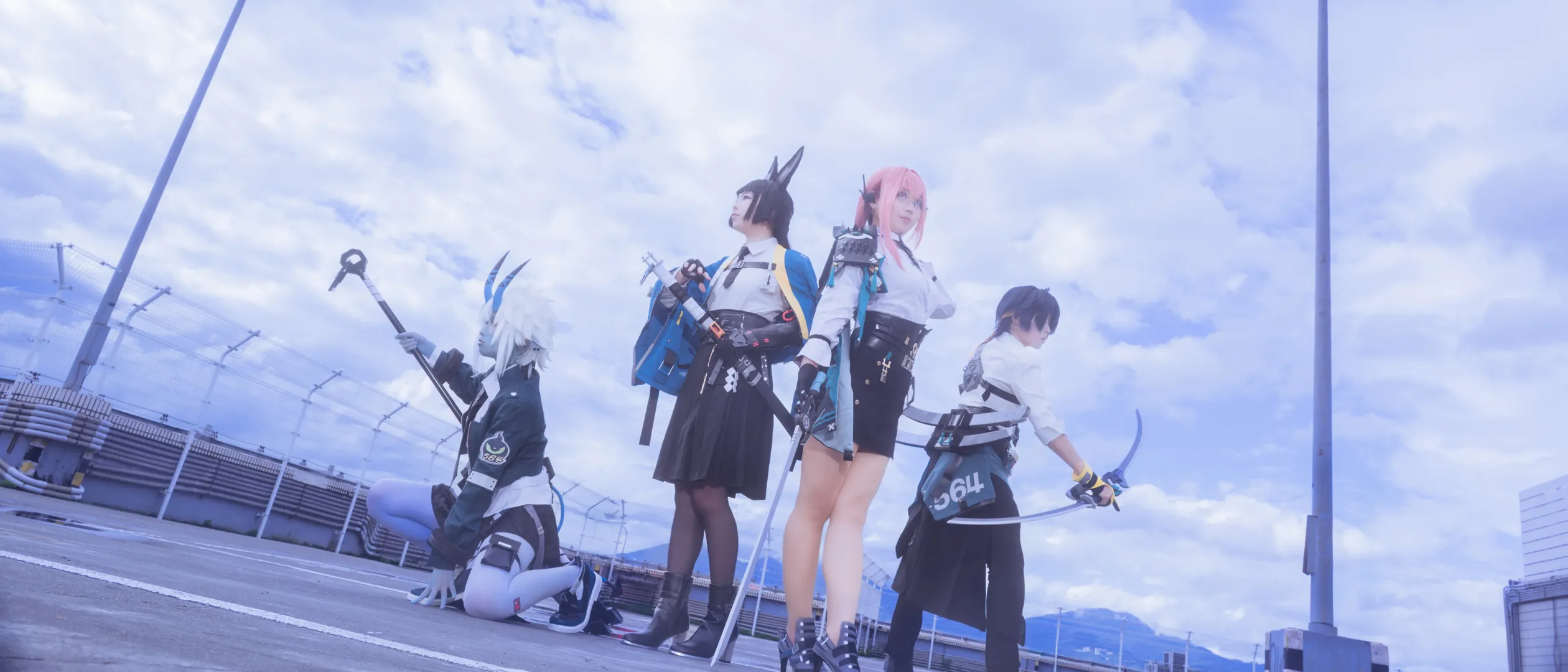绝区零, 星见雅cos, 对空六课, 月城柳cos, 黑丝cosplay - 第4张
