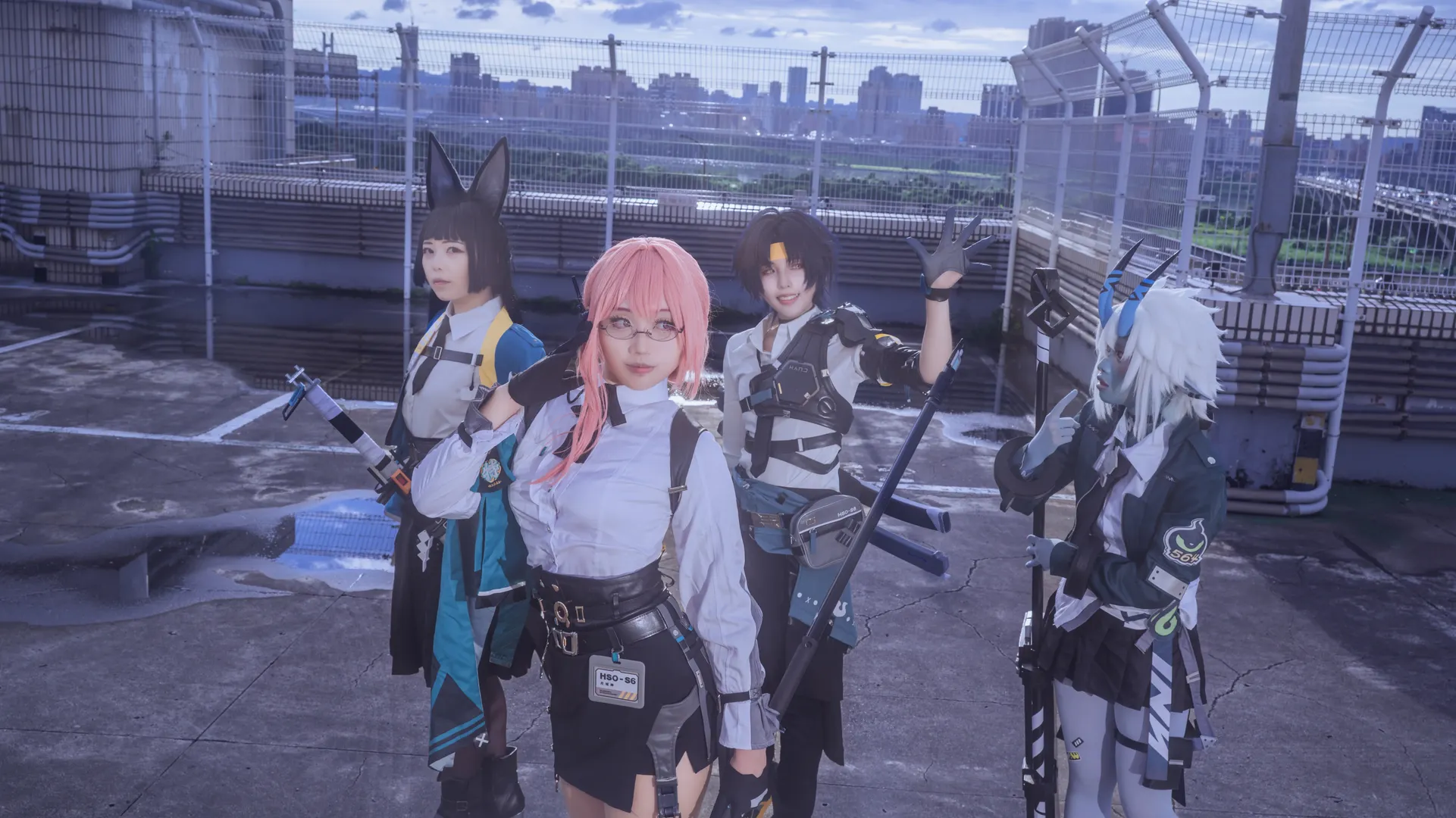 绝区零, 星见雅cos, 对空六课, 月城柳cos, 黑丝cosplay - 第5张