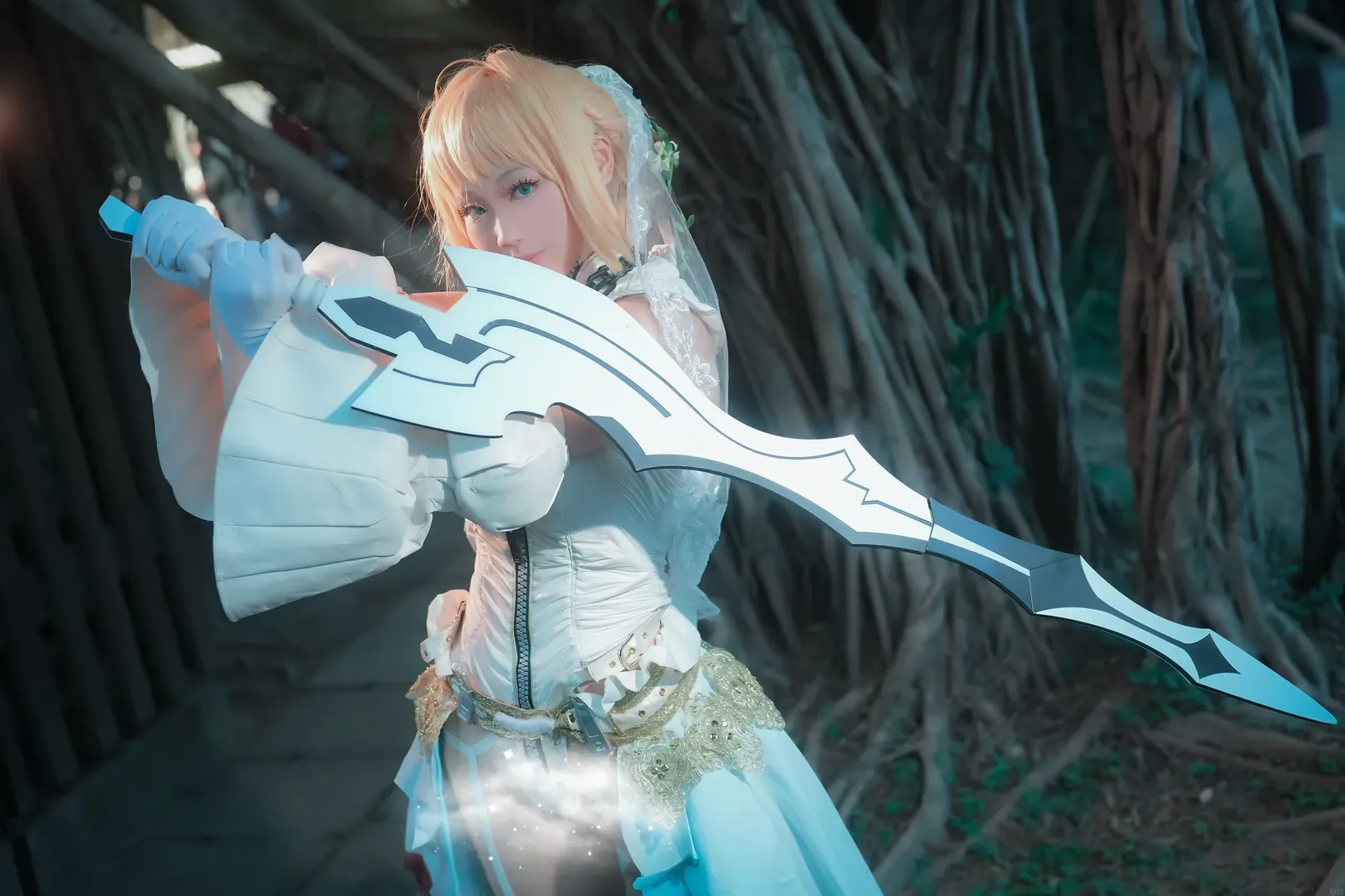 Roleplay, Convention photos, Fate/Grand Order, Bride cosplay, Nero Cosplay - Image 2