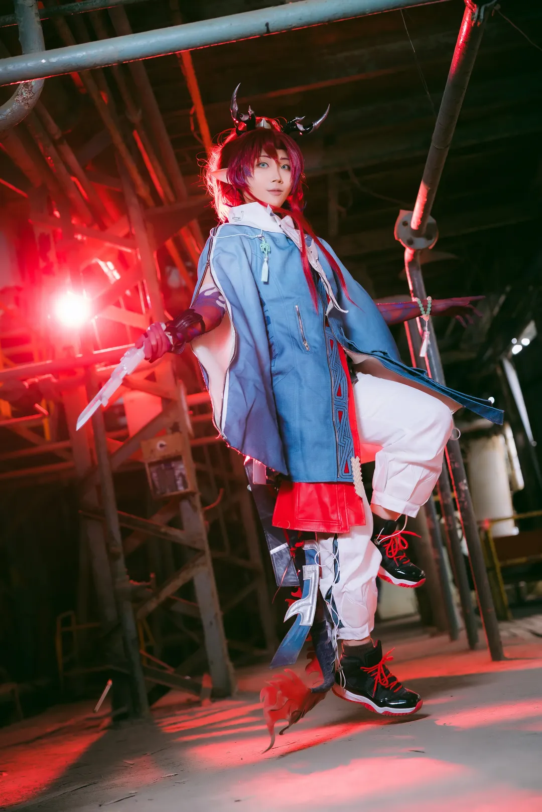 cosplay, 明日方舟, 工业废墟, 红发, 余cos - 第6张