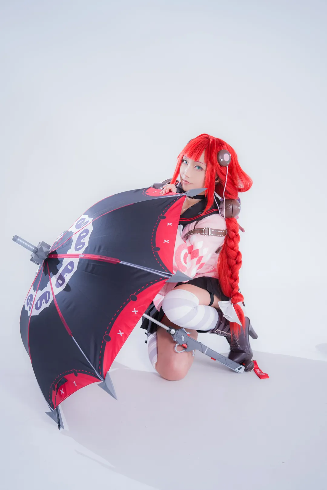 绝区零, cosplay, 棚拍, 过膝袜, 柚叶cos