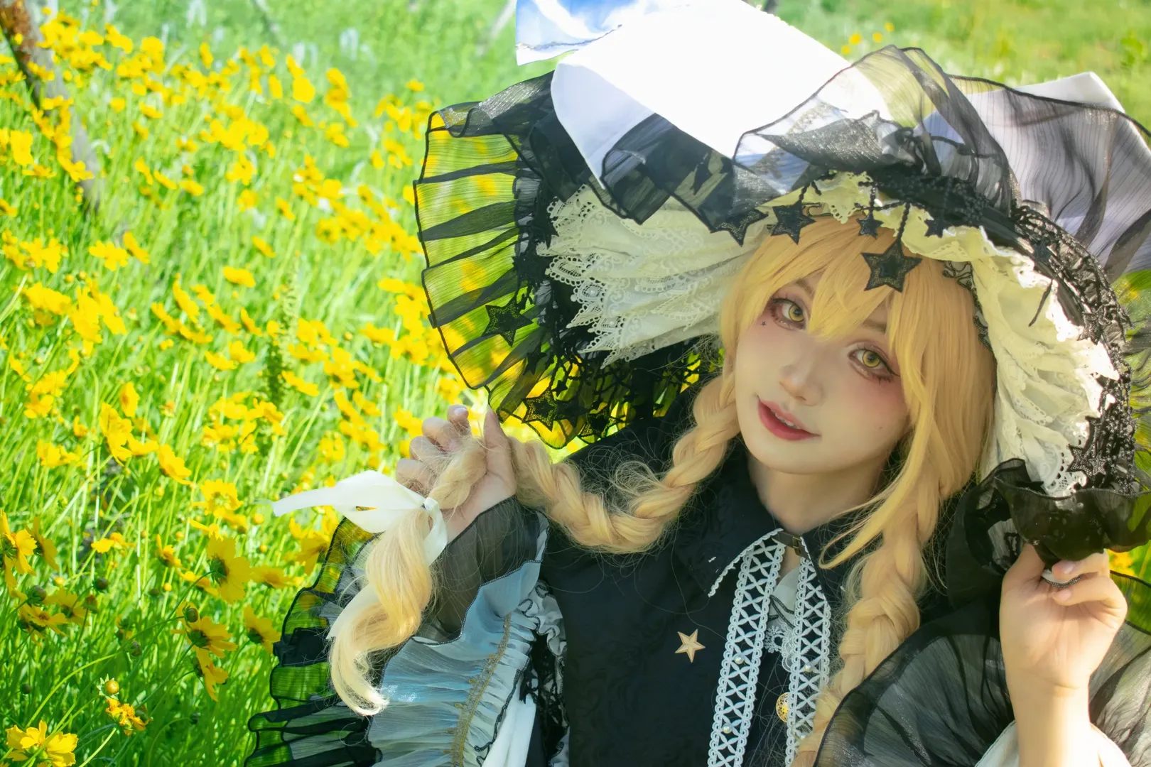 二次元, 东方project, 雾雨魔理沙cos, cosplay摄影, 外景写真 - 第2张