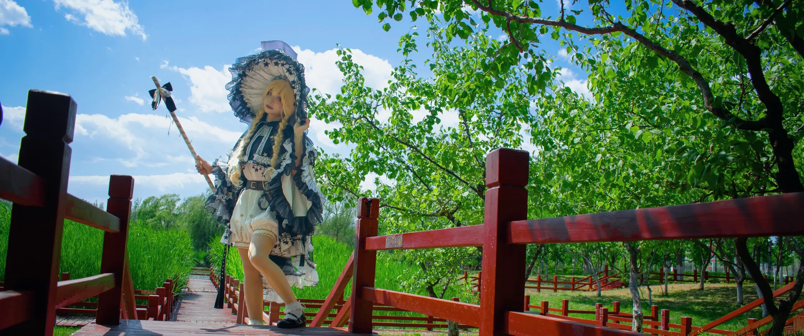 二次元, 東方Project, 霧雨魔理沙 コスプレ, コスプレ撮影, ロケーション撮影