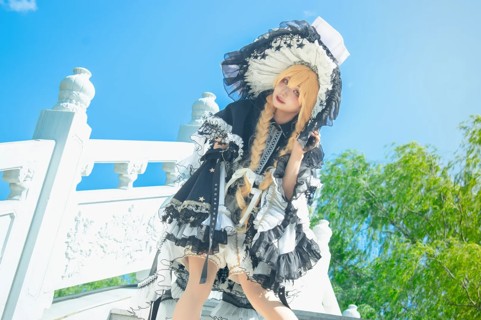 二次元, 东方project, 雾雨魔理沙cos, cosplay摄影, 外景写真 - 第4张