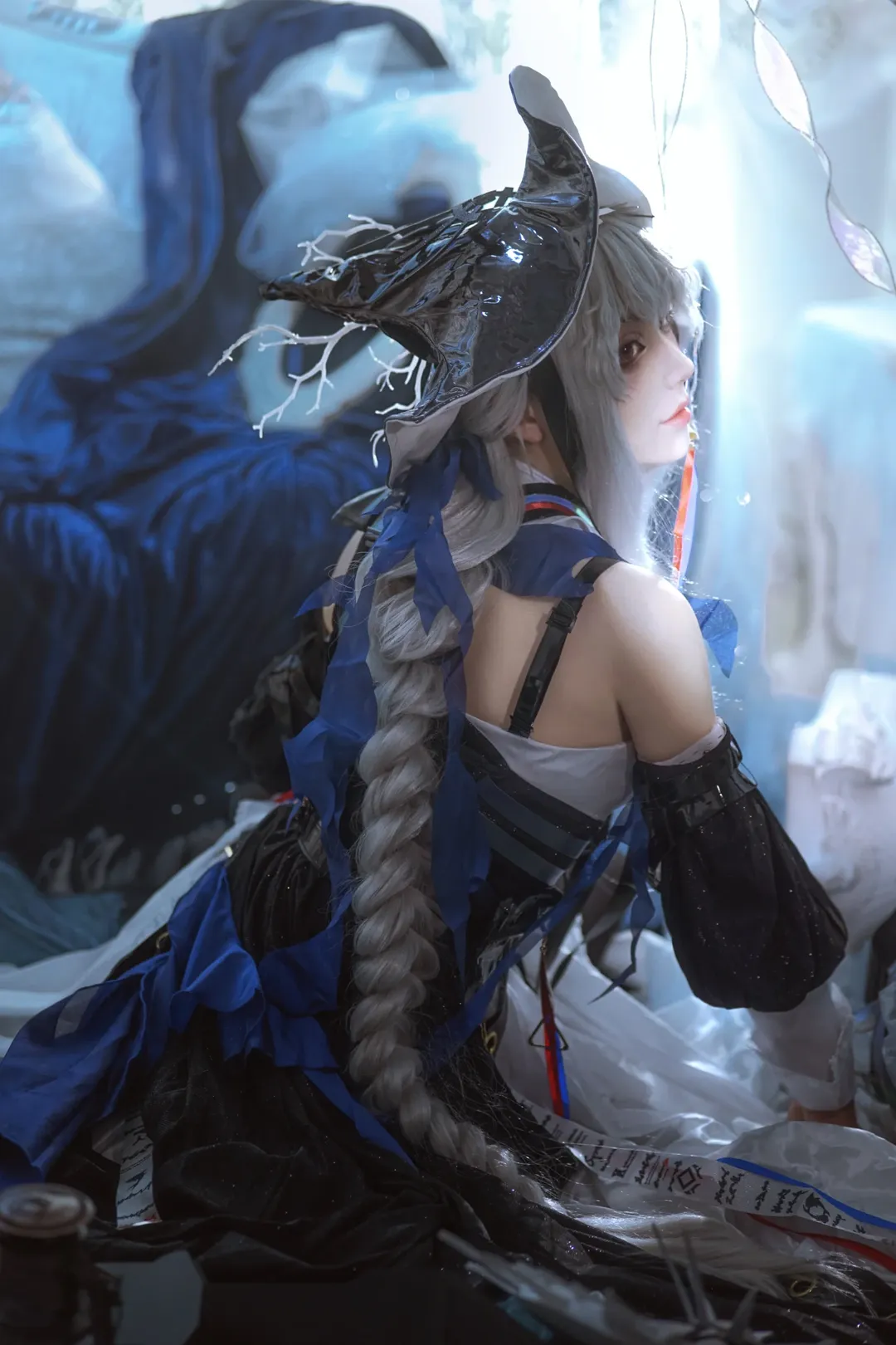 cosplay, 明日方舟, 摄影后期, 黑丝cos, 归溟幽灵鲨cos - 第1张