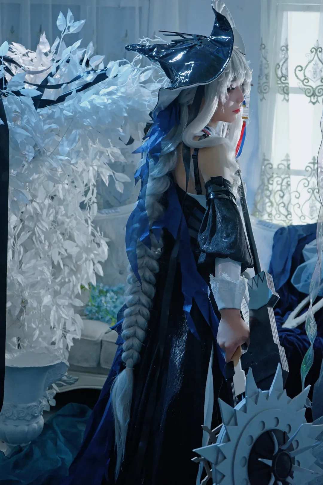 cosplay, 明日方舟, 摄影后期, 黑丝cos, 归溟幽灵鲨cos - 第2张