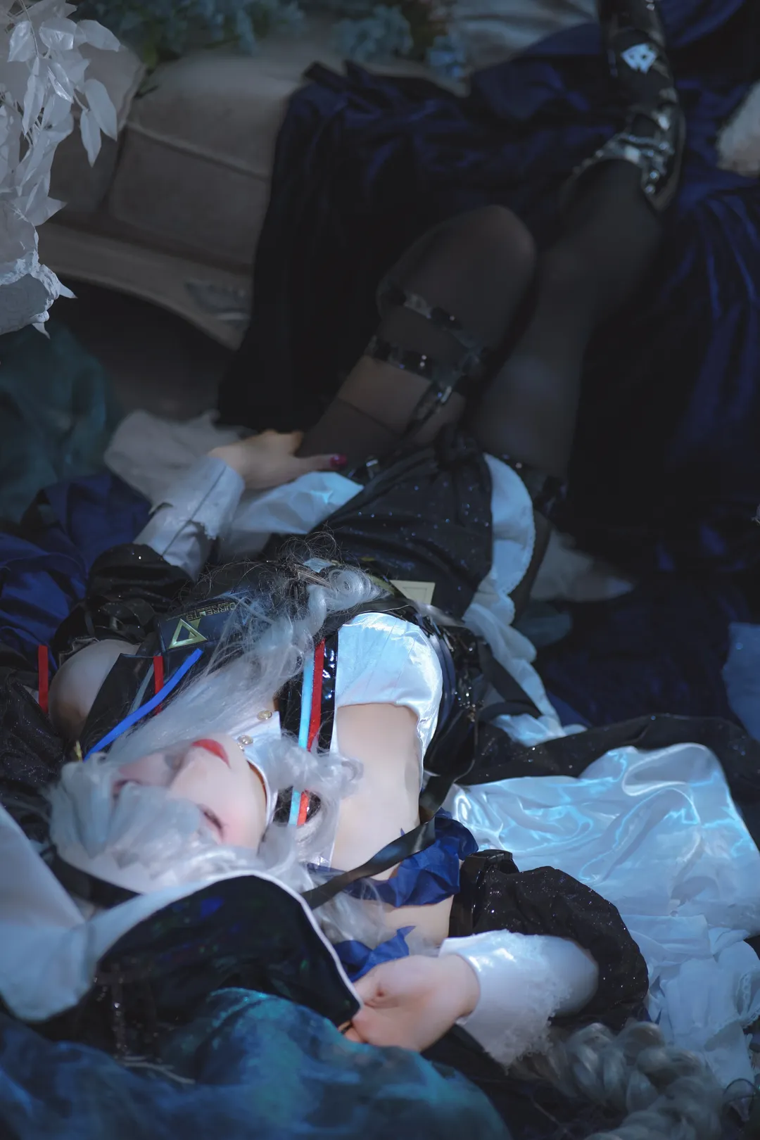 cosplay, 明日方舟, 摄影后期, 黑丝cos, 归溟幽灵鲨cos - 第4张