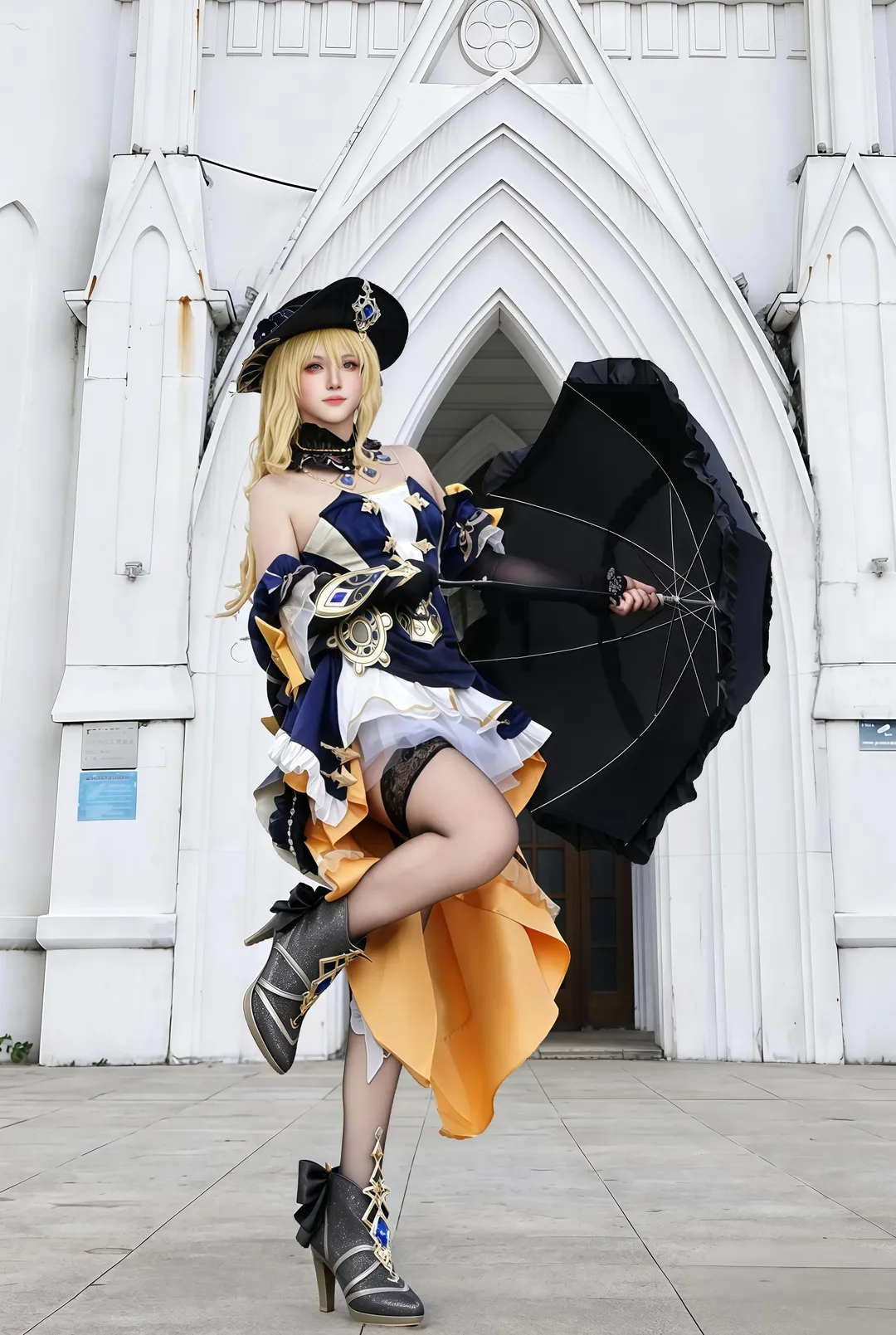 原神, 二次元cosplay, cosplay正片, 角色扮演摄影, 娜维娅cos - 第5张