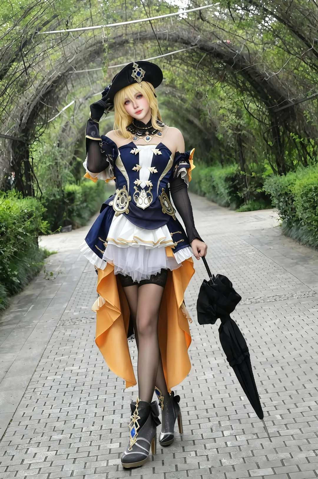 原神, 二次元cosplay, cosplay正片, 角色扮演摄影, 娜维娅cos - 第7张