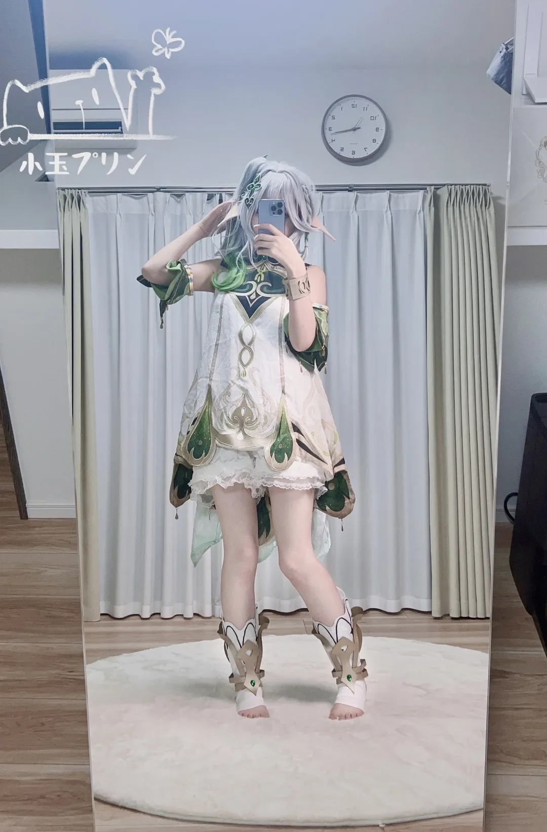 原神, cosplay, 納西妲cos, 草神, 白絲