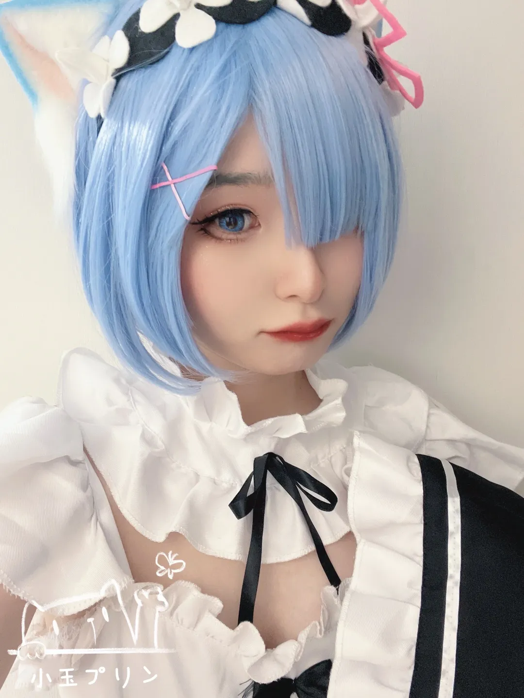 二次元, 从零开始的异世界生活, 蕾姆cos, cosplay摄影, 猫耳女仆 - 第3张