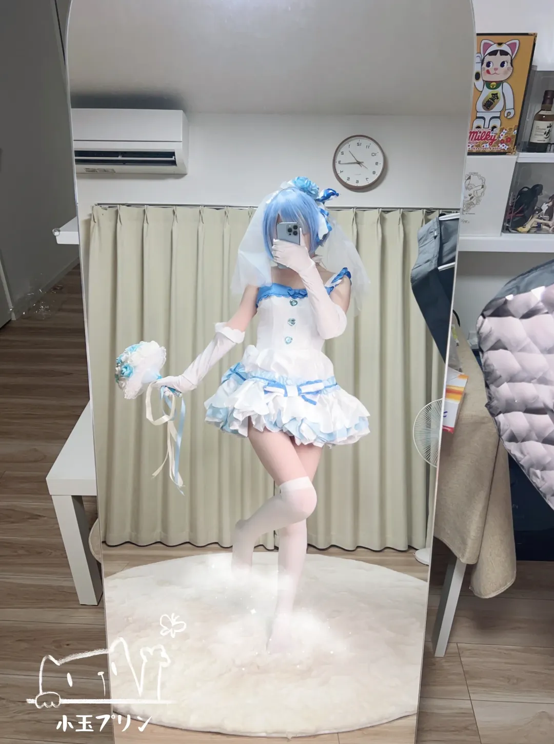 从零开始的异世界生活, 蕾姆cos, 花嫁cos, 二次元cos, 白丝cos