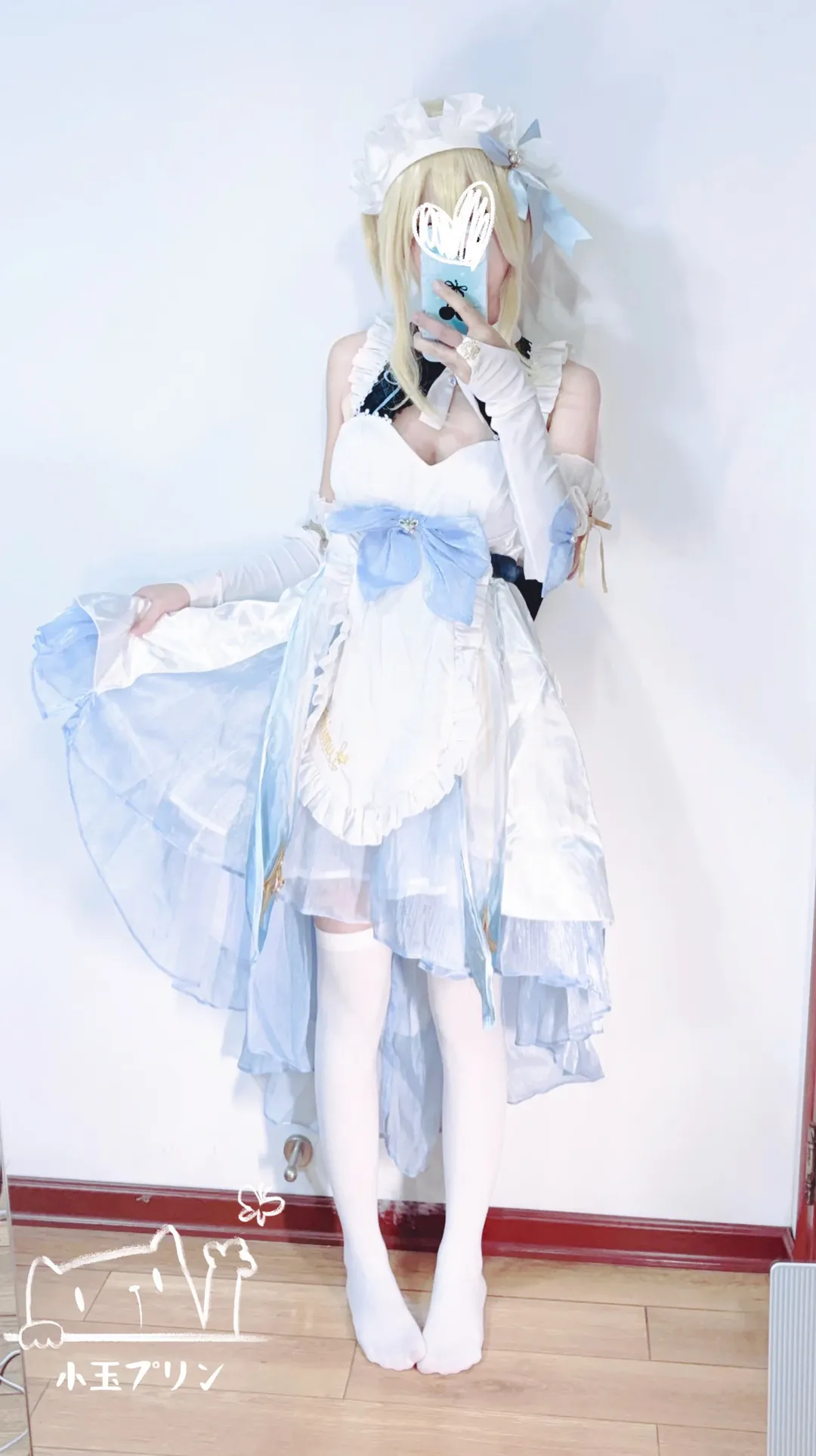 原神, 二次元コスプレ, 蛍 コスプレ, 白ストッキング, メイド服コスプレ - 3枚目