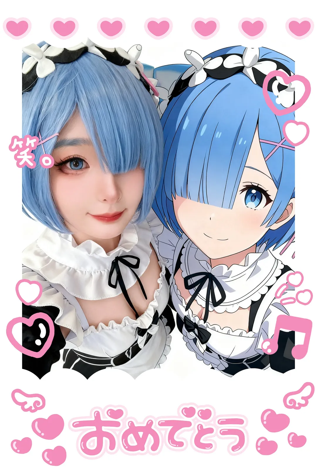 メイド服, レム コスプレ, Re:ゼロから始める異世界生活, 次元を超える, メイドカフェ - 2枚目