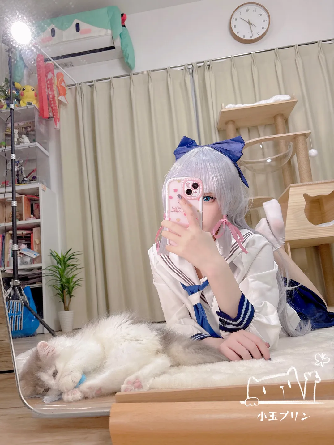原神, 神里绫华cos, jk制服, 喜茶原神, 萌猫日常 - 第2张
