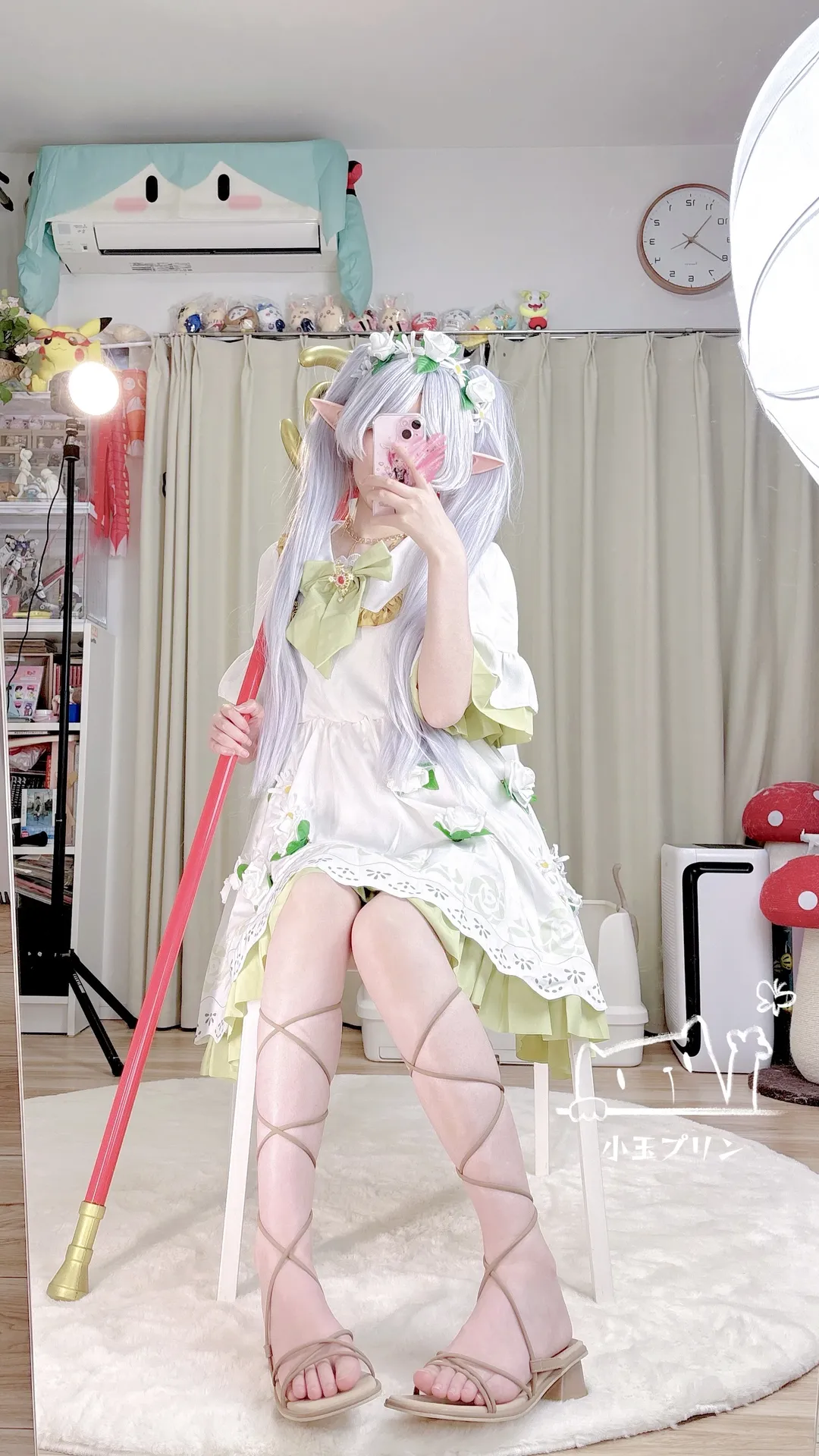 角色还原, 葬送的芙莉莲, 芙莉莲cos, 精灵cosplay, 二次元自拍 - 第1张