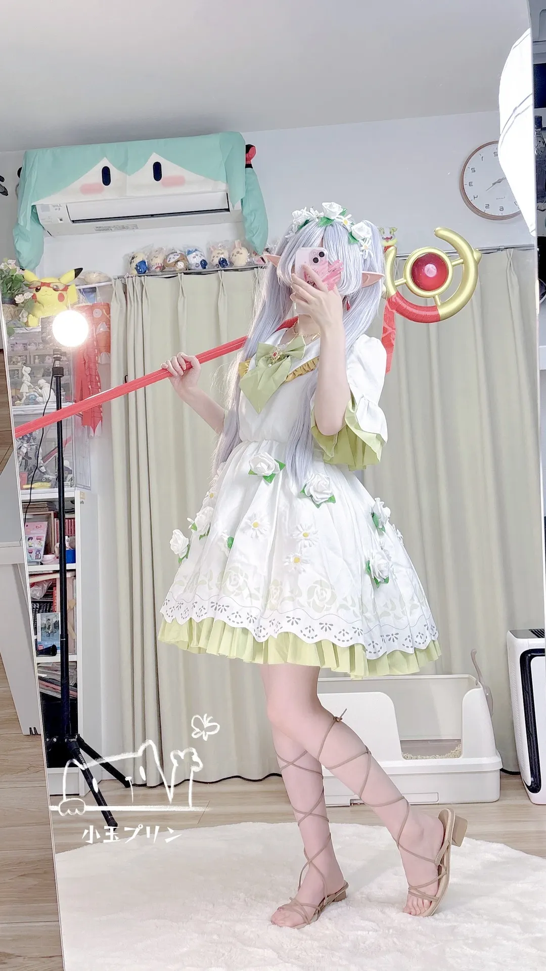 角色还原, 葬送的芙莉莲, 芙莉莲cos, 精灵cosplay, 二次元自拍