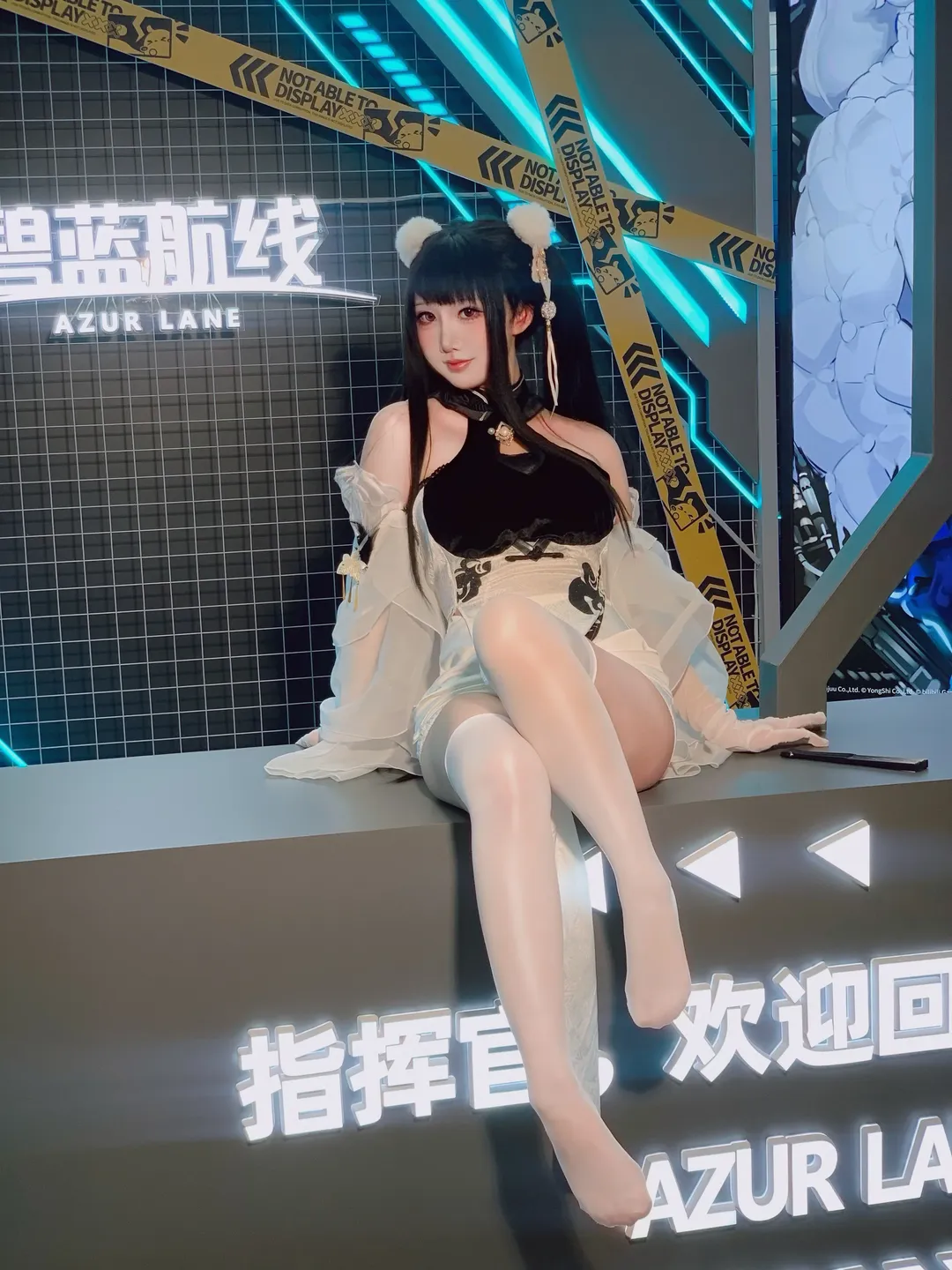碧藍航線, 白絲穿搭, cosplay漫展返圖, 彼得史特拉塞cos, 2025港區盛夏清涼節
