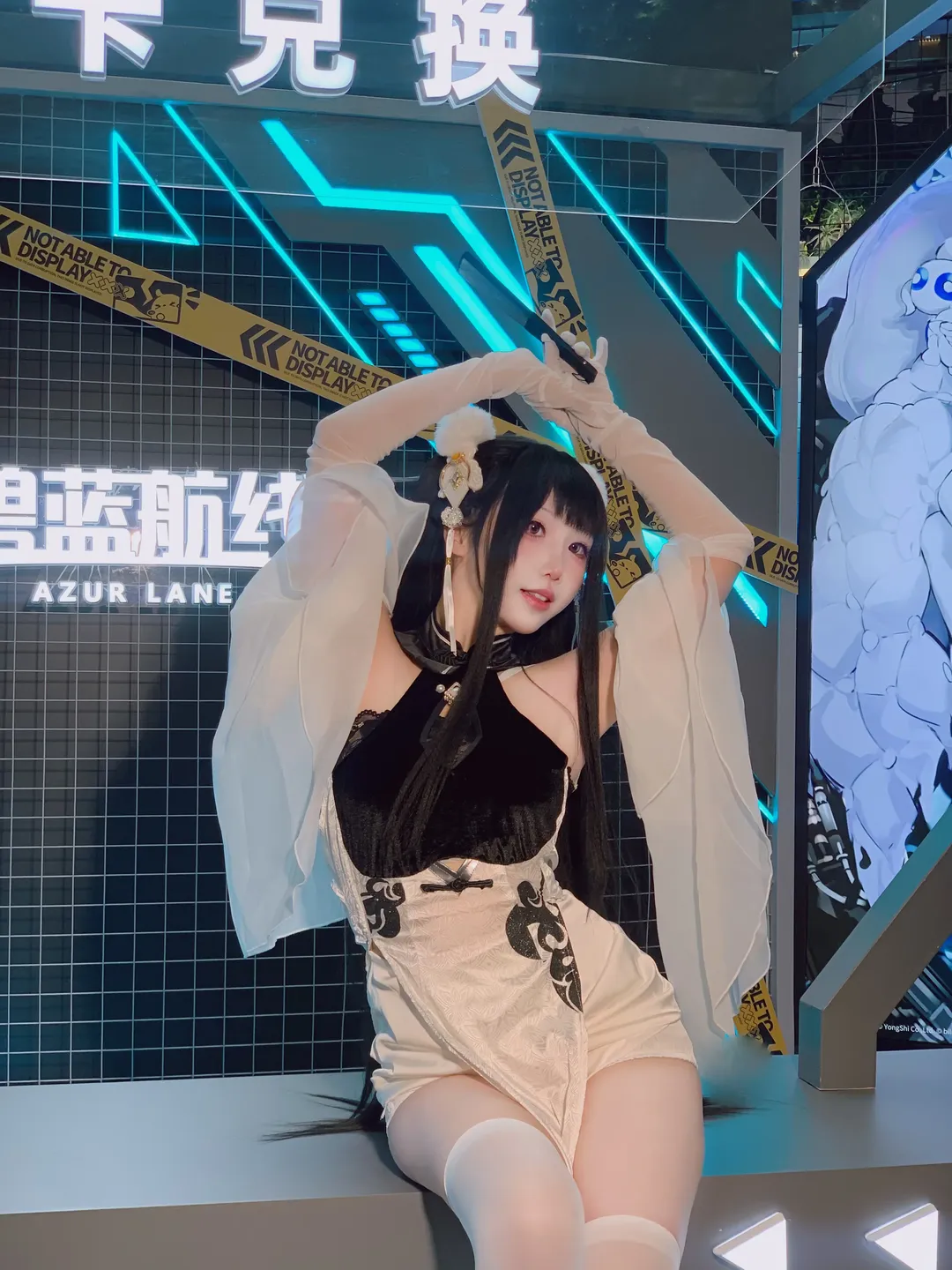 アズールレーン, 白ニーソコーデ, コスプレイベントのイベントレポ写真, ペーター・シュトラッサー コスプレ, 2025年港区盛夏清涼節 - 2枚目