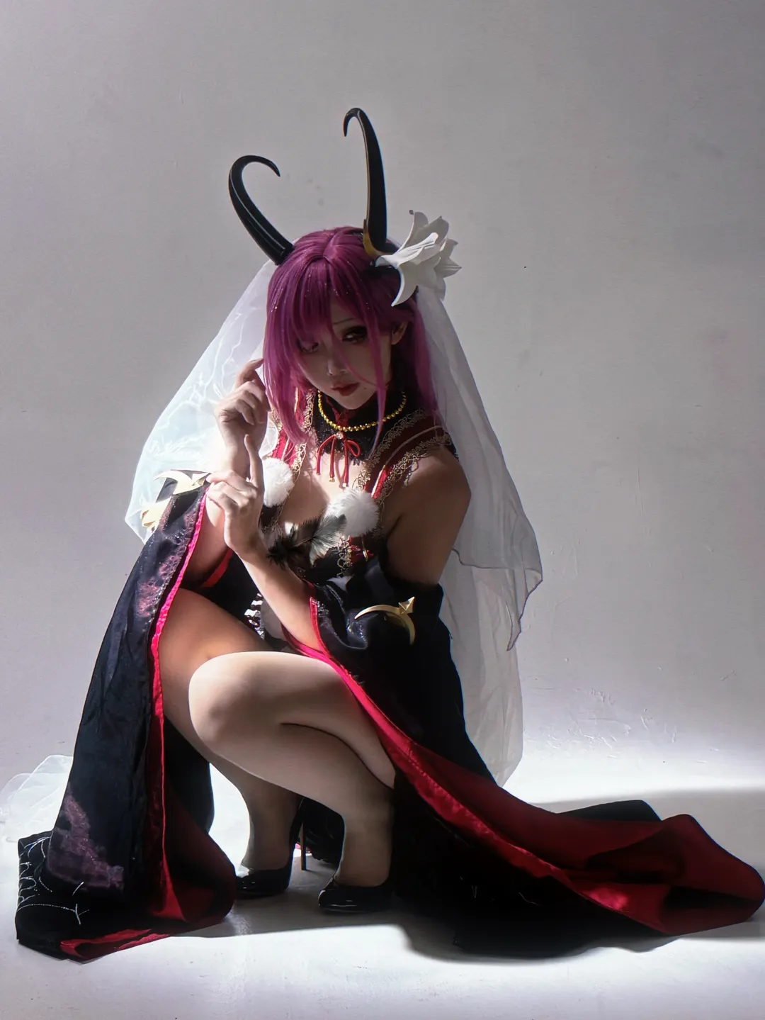 二次元摄影, 碧蓝航线, cosplay分享, 高粱cos, 鬼角造型