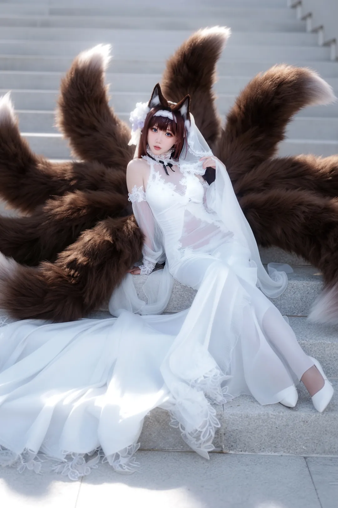 碧蓝航线, 白丝, 天城cos, 狐耳, 誓约天城cos