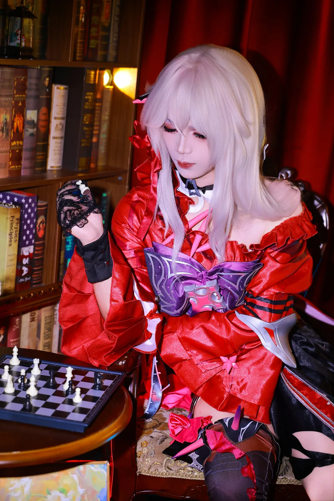 cosplay, 哥特风, 崩坏三, 瑟莉姆cos, 丝袜 - 第2张